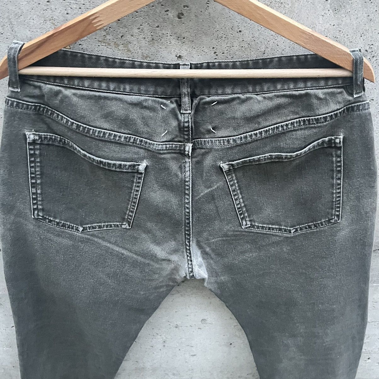 Maison Margiela Maison Martin Margiela F/W 15 Khaki Denim Jeans Tapered fit Size US 32 / EU 48 - 9 Thumbnail