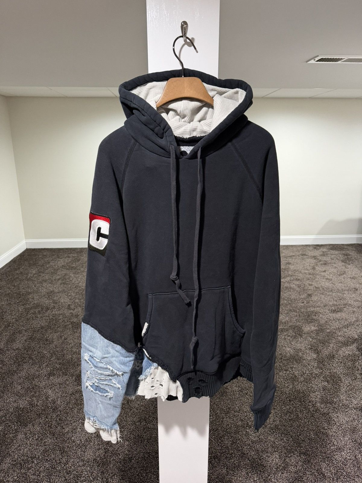 Greg Lauren Greg Lauren x Dave Chappelle 2020 Fragment Patch Hoodie Size US L / EU 52-54 / 3 - 4 Thumbnail