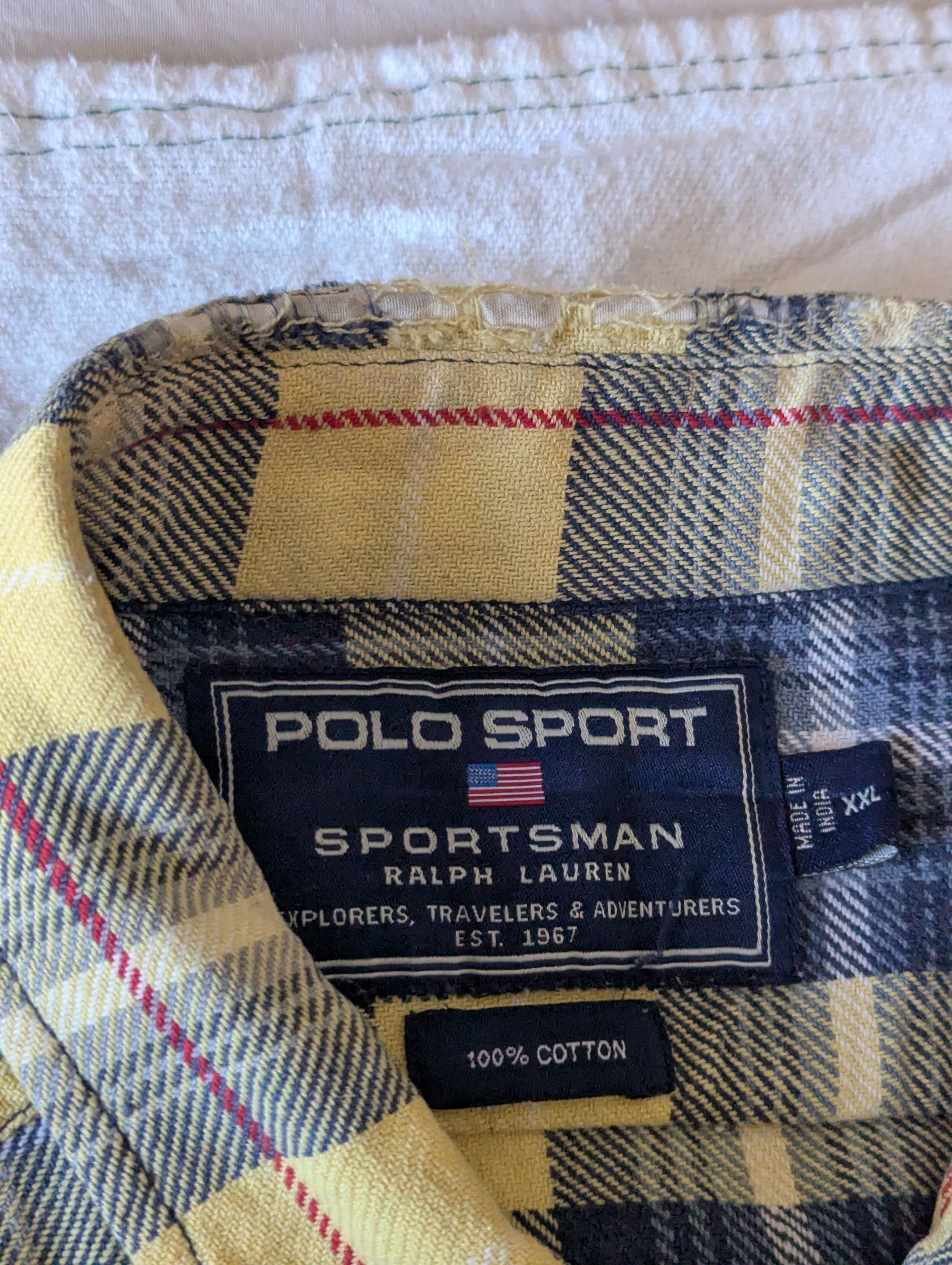Polo Ralph Lauren Vintage Flannel with warm collar Size US XXL / EU 58 / 5 - 6 Thumbnail
