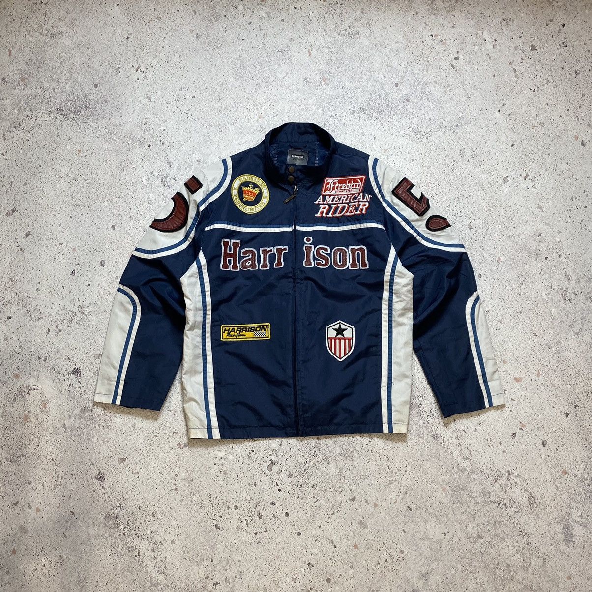 Vintage Vintage Racing Jacket Harrison Gibson Dare Devil Moto Y2K Size US M / EU 48-50 / 2 - 1 Thumbnail
