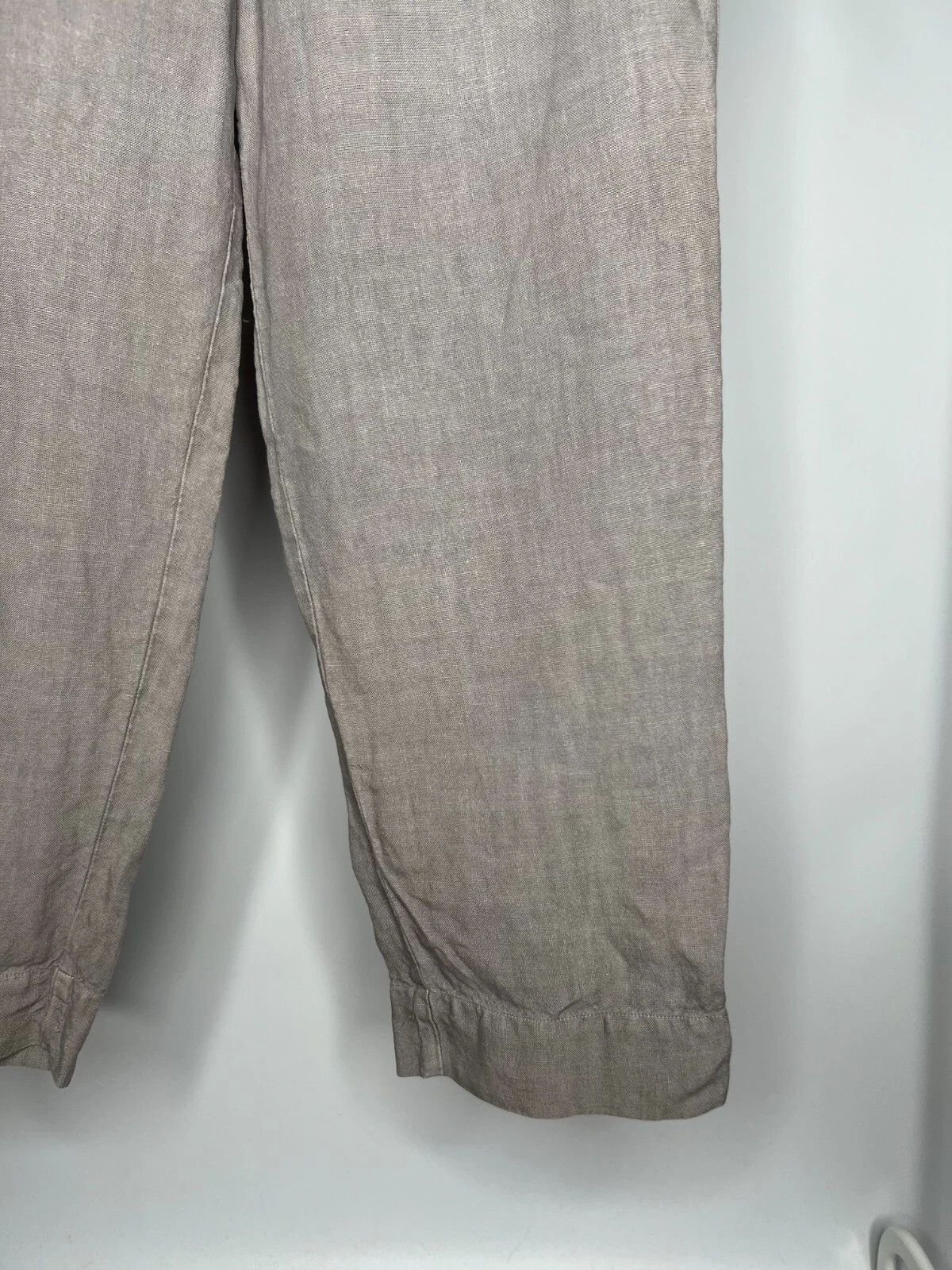 OSKA OSKA Light Grey 100% Linen Wide Leg Pants Trousers Size 3 Size 32" / US 10 / IT 46 - 5 Thumbnail