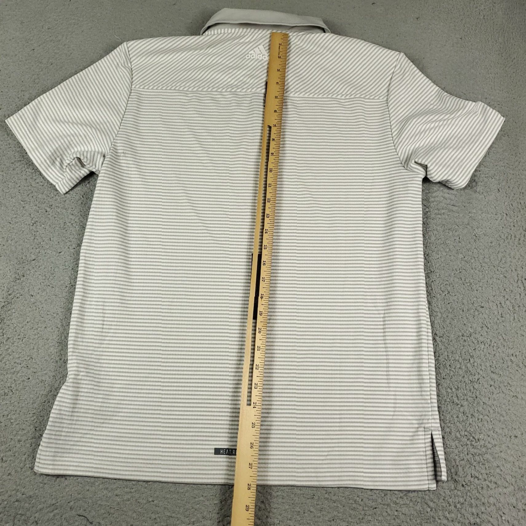 Adidas Adidas Polo Shirt Mens Medium Gray Striped Polo Shirt Casual Striped Adidas Mens Color Gray Short Sleeve Polo 90s 80s? Size US M / EU 48-50 / 2 - 4 Thumbnail