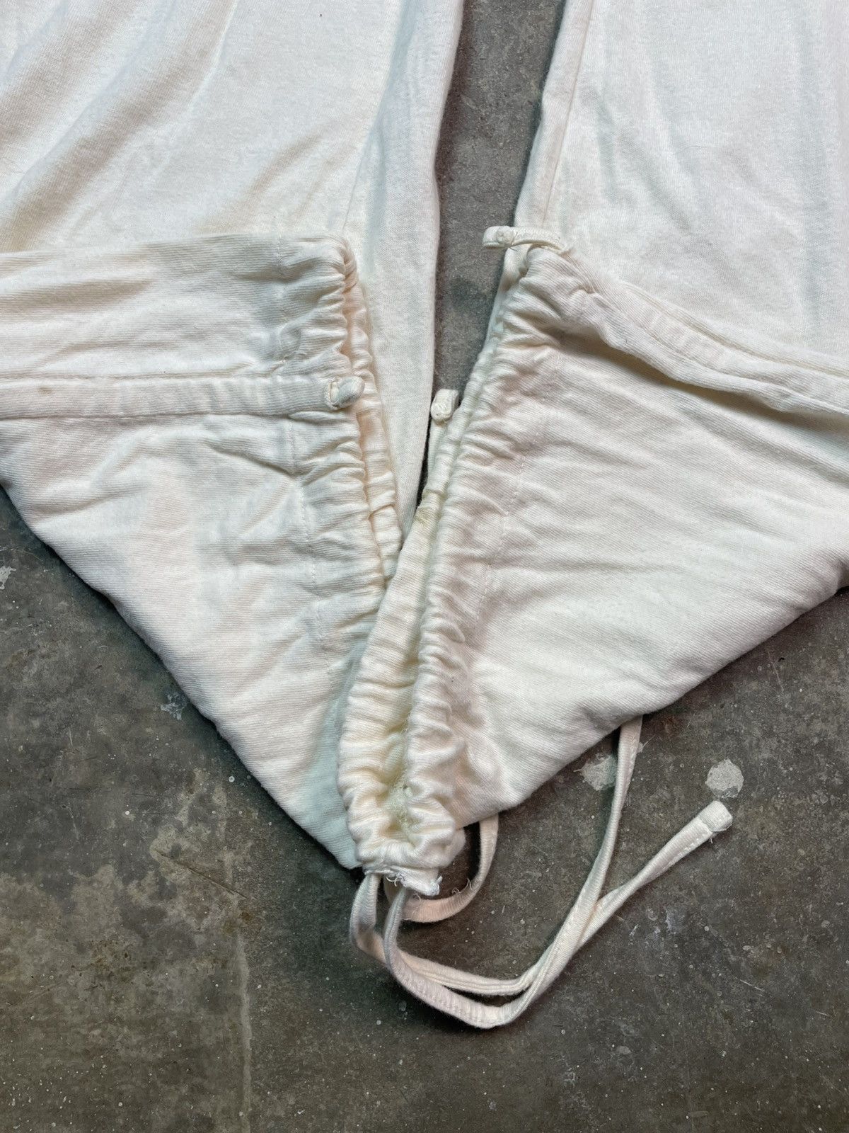 GOA G.O.A Flare Distressed Archive Military SweatPants Size 26" / US 2 / IT 38 - 13 Thumbnail
