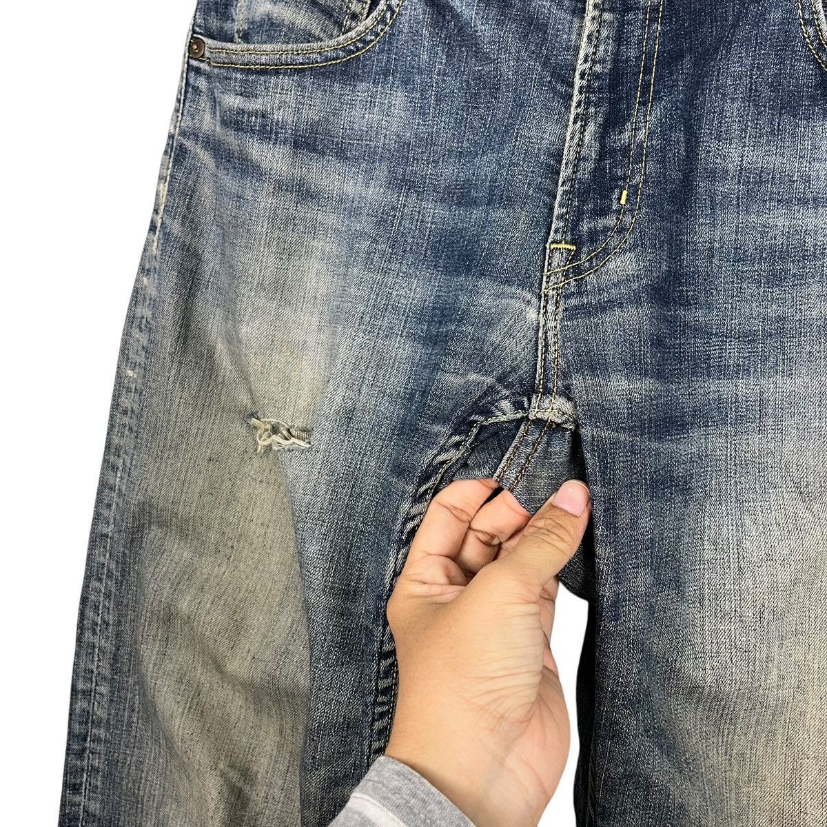 20471120 Vintage Japanese Designer Distressed Denim Jeans Size 30" / US 8 / IT 44 - 13 Thumbnail