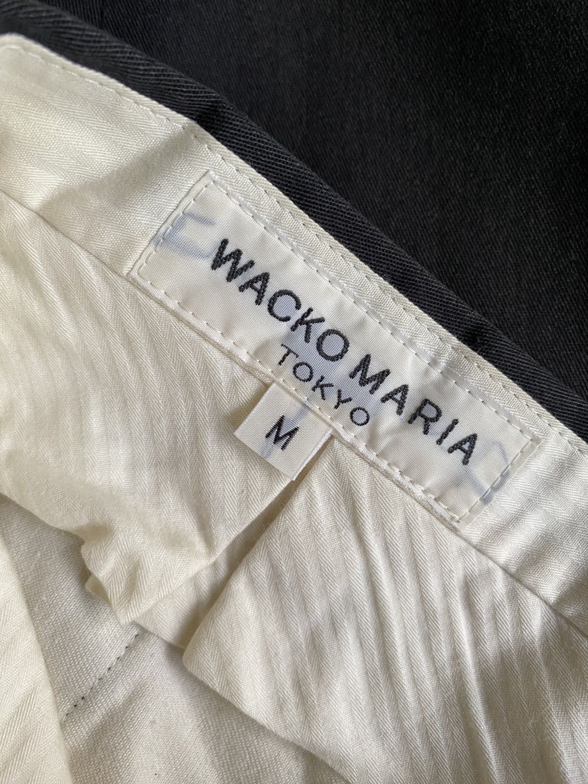 Wacko Maria WACKO MARIA TOKYO Men formal pants in black Size US 32 / EU 48 - 10 Thumbnail