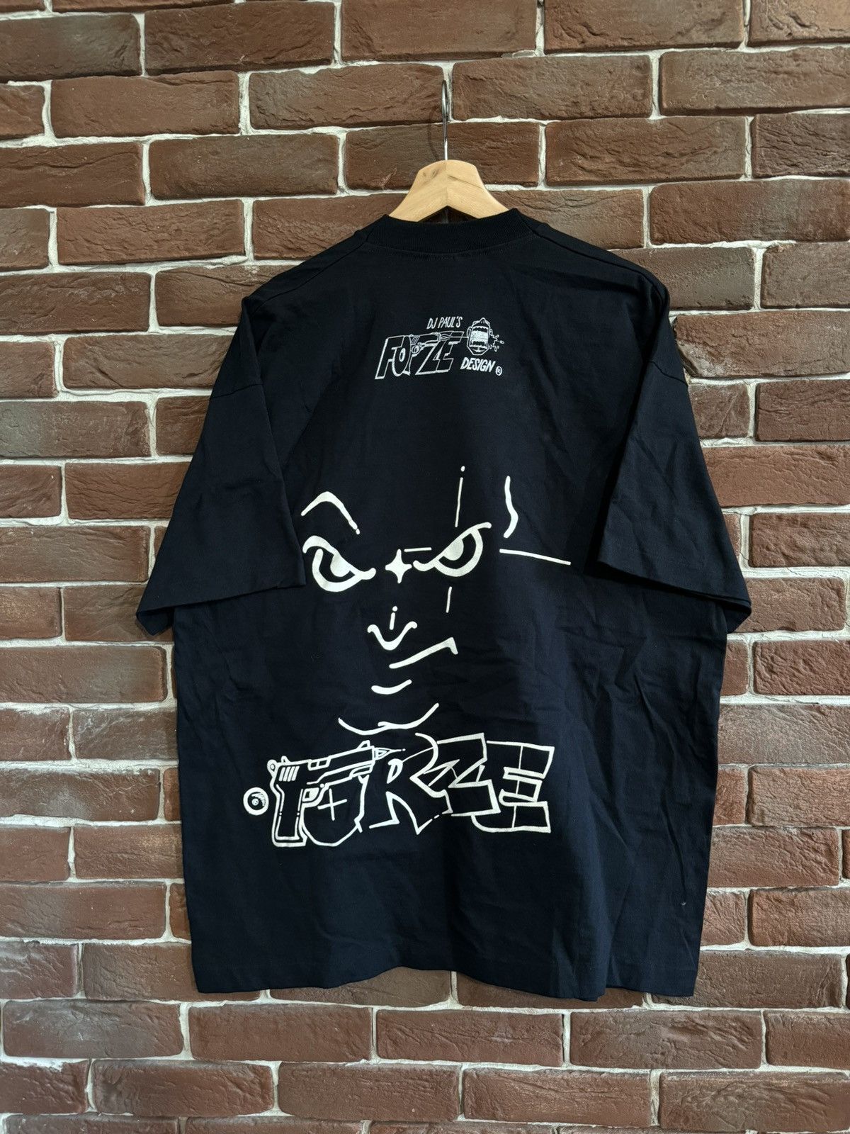 Band Tees × Thunderdome × Vintage Vintage 90s Dj Paul Forze Gabber Thunderdome Band Tee Grail Size US XL / EU 56 / 4 - 2 Thumbnail