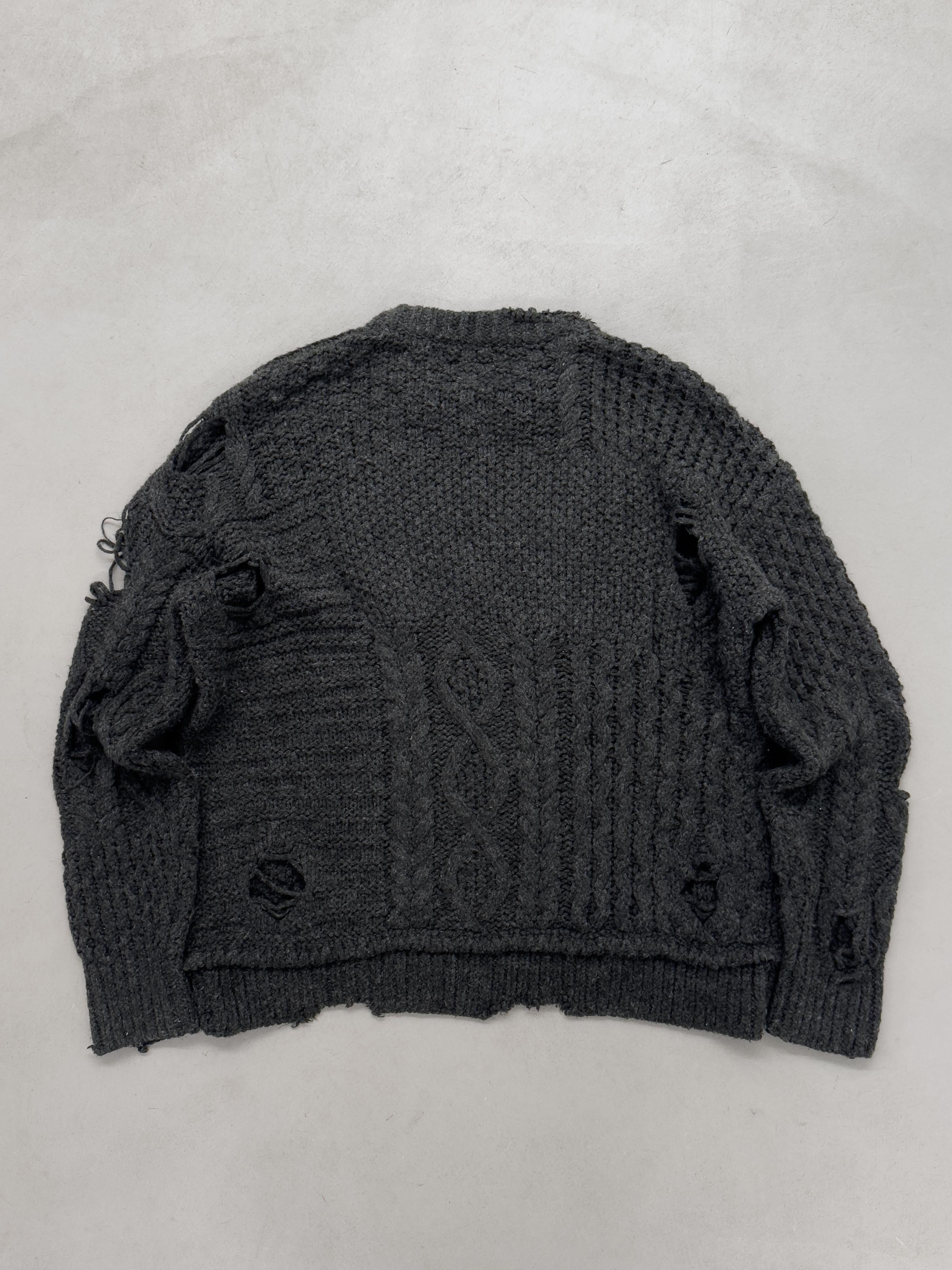 Neighborhood NEIGHBORHOOD 23FW Destroyed Knit Sweater Size US M / EU 48-50 / 2 - 6 Thumbnail