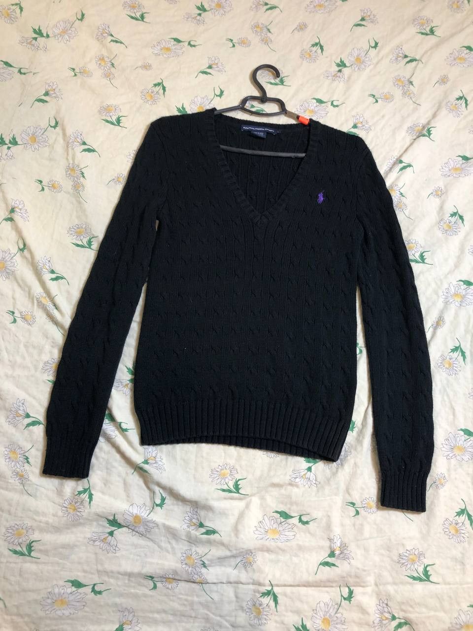 Polo Ralph Lauren Vintage Ralph Lauren Cable Knit Sweater Womens Size L / US 10 / IT 46 - 1 Thumbnail