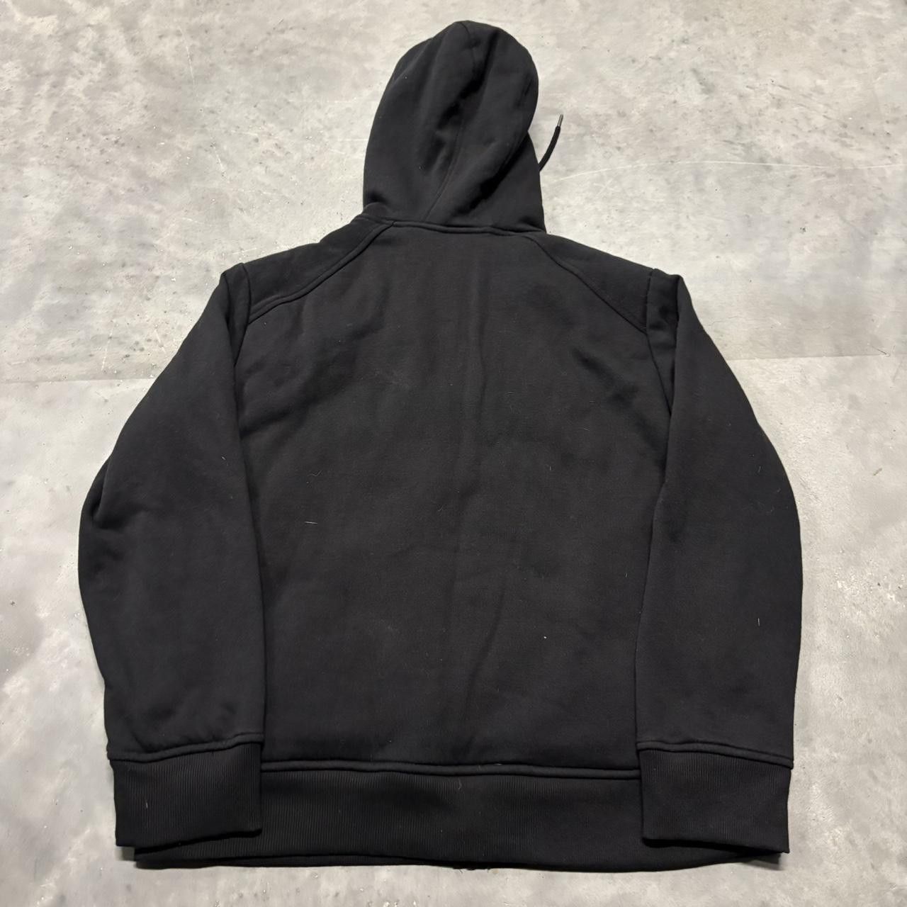 Japanese Brand × Vintage Crazy Vintage Y2K/2000s Black Blank Soft Sherpa Fur Lined Essential Zip Up Hoodie! Size US L / EU 52-54 / 3 - 7 Thumbnail