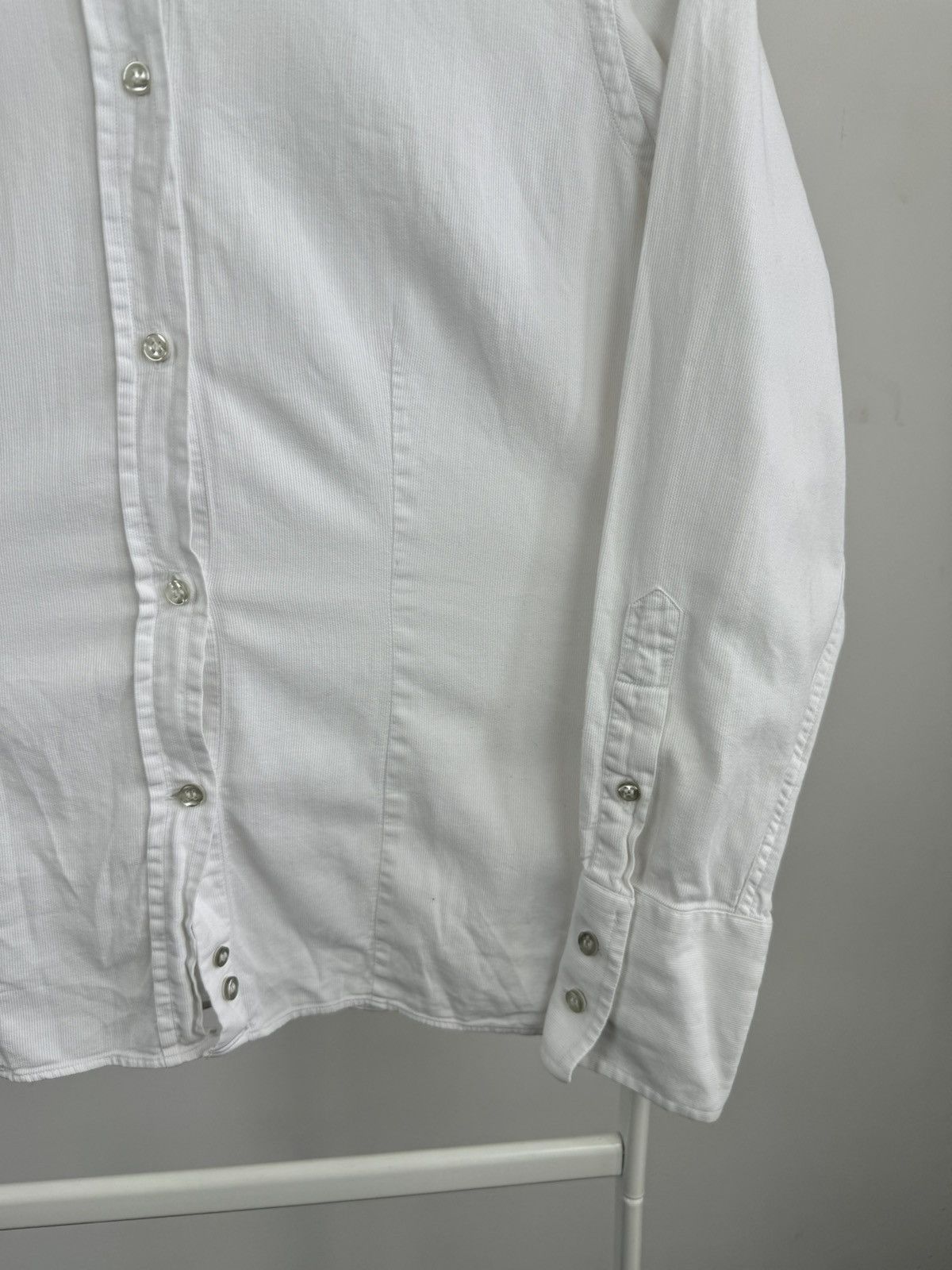 Vintage Vintage Woman’s Katharine Hamnett London Long Sleeve Shirt Size M / US 6-8 / IT 42-44 - 3 Thumbnail