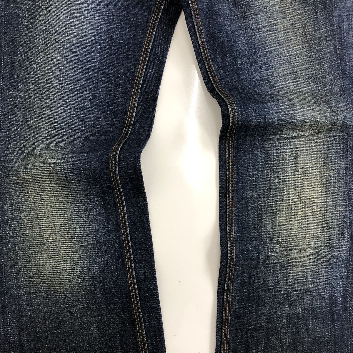 Versace × Vintage Vintage Versace Medusa Faded Blue Flared Jeans Size US 32 / EU 48 - 6 Thumbnail