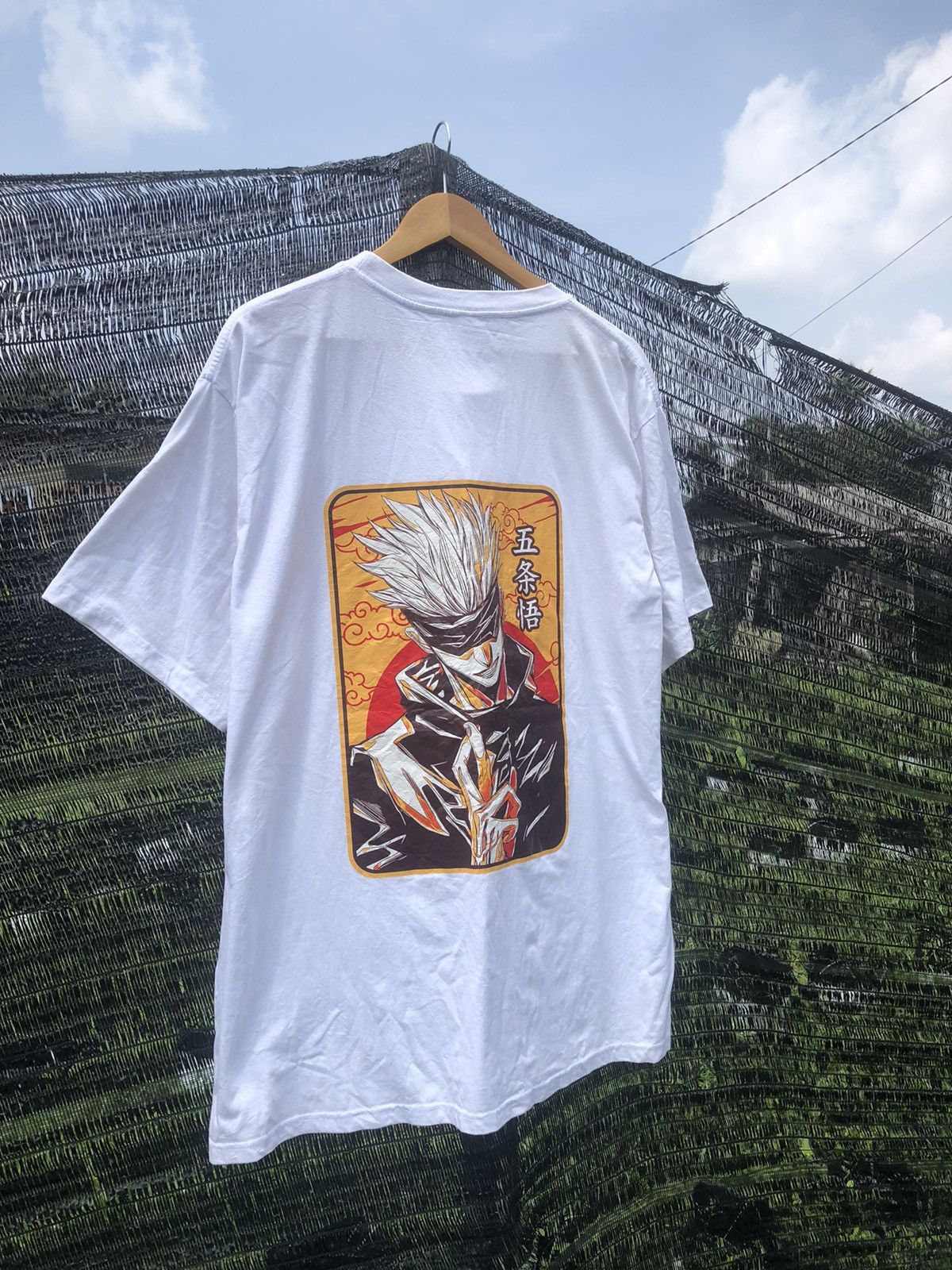 Anime Vintage Anime Jujutsu Kaisen Satoru Gojo Promo Tee Size US XXL / EU 58 / 5 - 5 Thumbnail