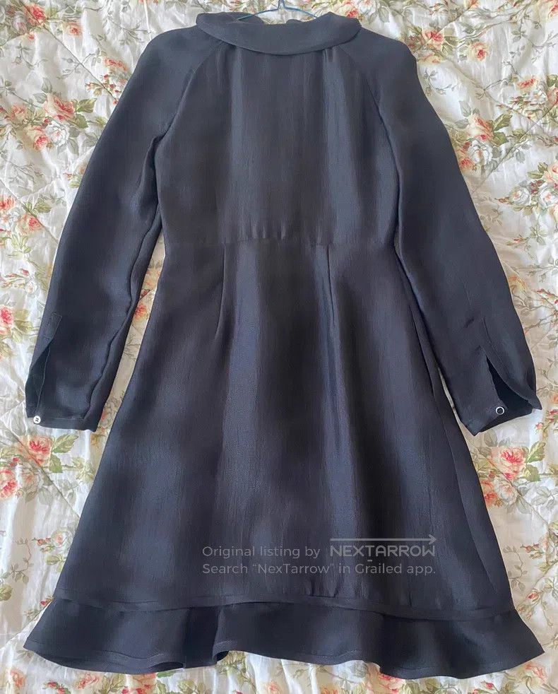 Valentino Valentino Black silk dress Size M / US 6-8 / IT 42-44 - 2 Thumbnail