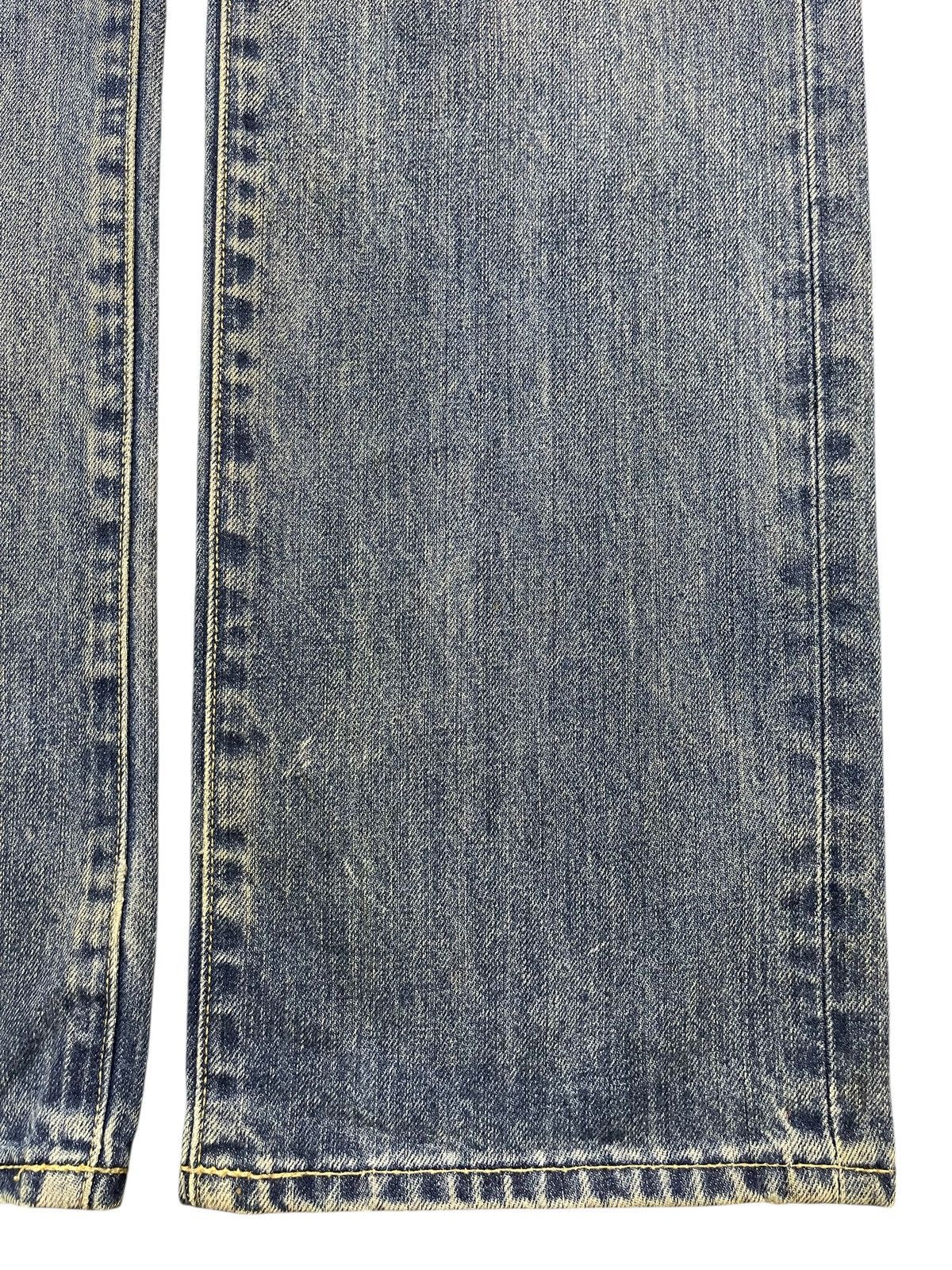 Uniqlo Vintage Japanese Uniqlo Blue Mud Wash Faded Distressed Jeans Size US 33 - 8 Thumbnail
