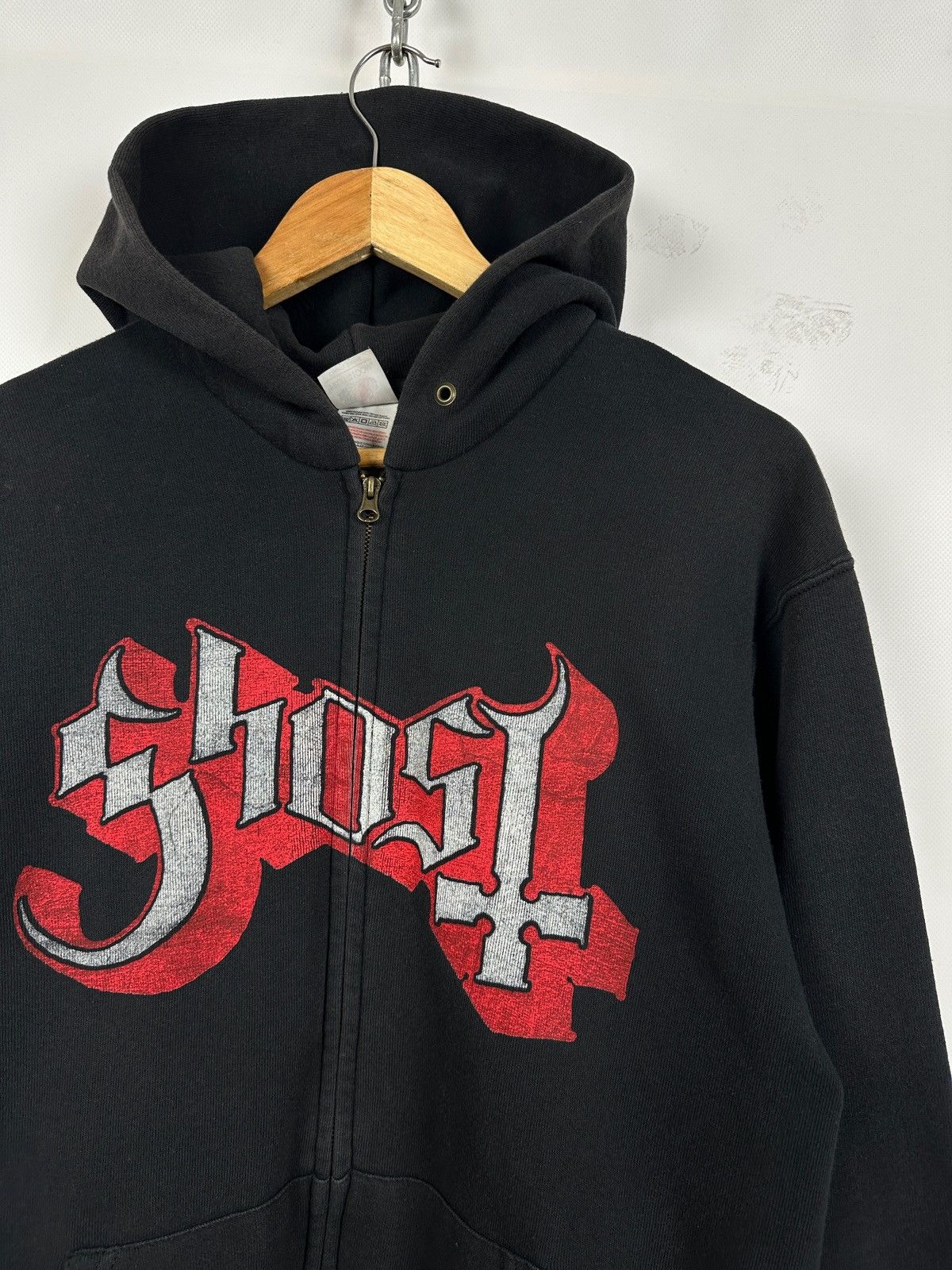 Band Tees Vintage Ghost Papa Emeritus Faded Black Zip Up Band Hoodie Size US M / EU 48-50 / 2 - 18 Thumbnail