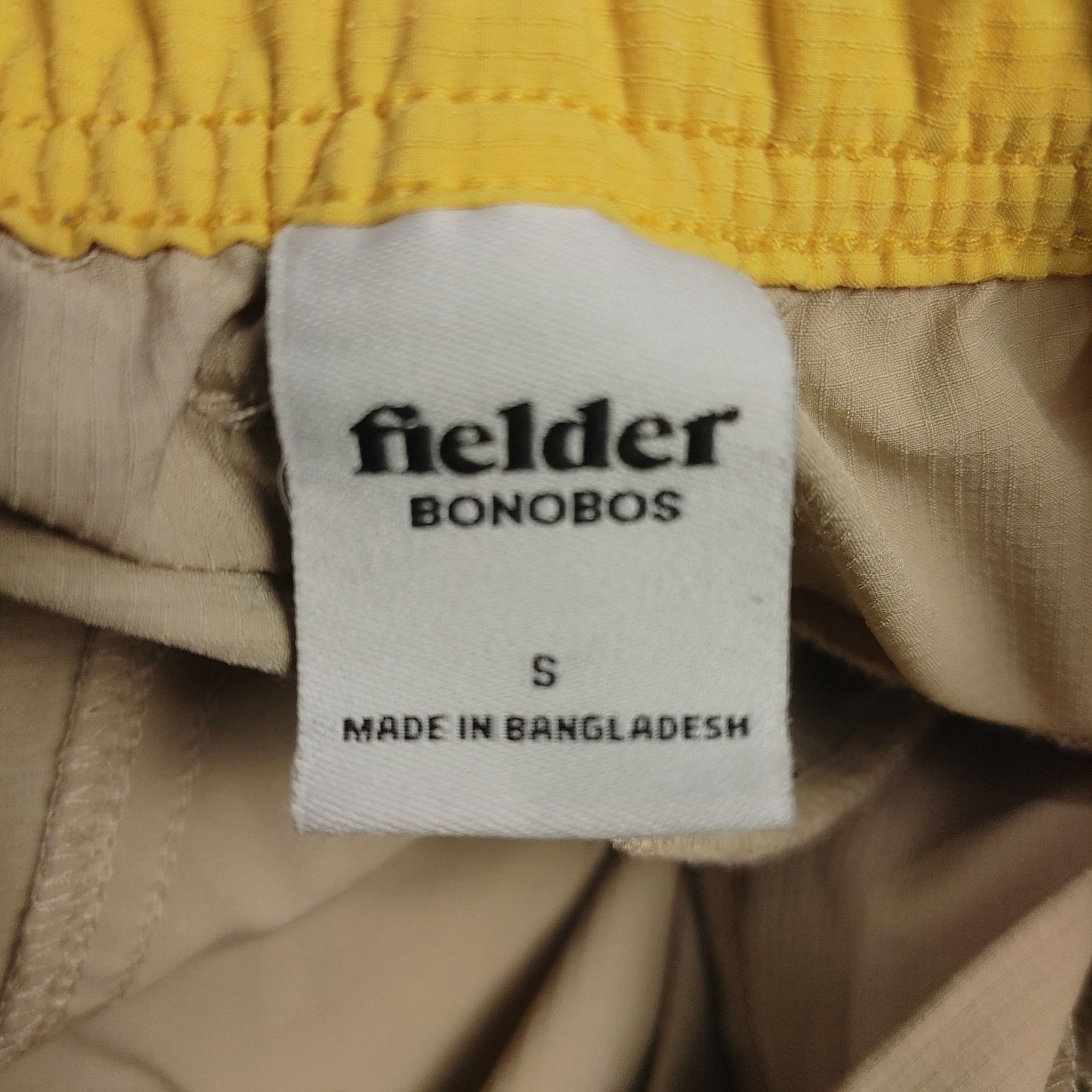 Other Fiedler Bonobos Men's S Beige Stretch Waist Cargo Shorts Size US 28 / EU 44 - 3 Thumbnail
