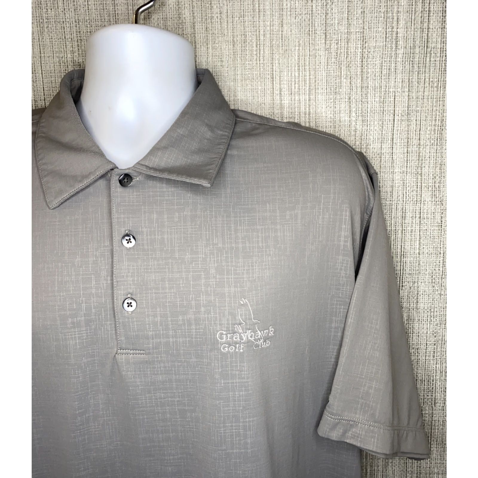 Nike Nike Tiger Woods Collection Polo Shirt Men XL Gray Short Sleeve Golf Shirt Size US XL / EU 56 / 4 - 2 Thumbnail