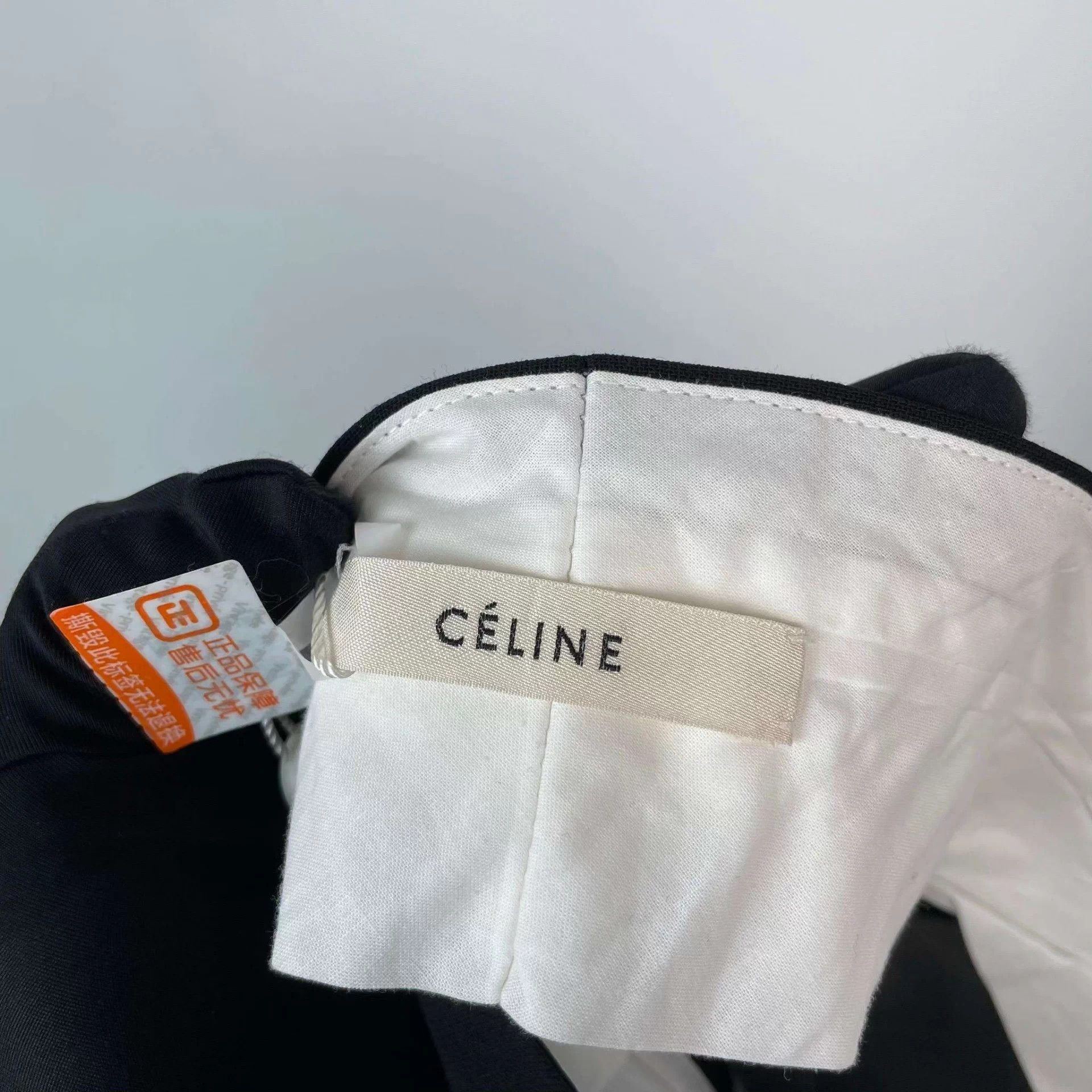 Celine Celine silk pants 36 black VZZLZ09 Size 26" / US 2 / IT 38 - 3 Thumbnail