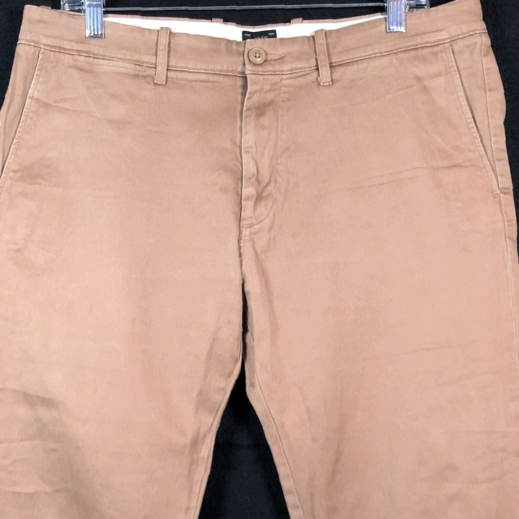 J.Crew J.CREW Mens Pants Tan Chinos Slim Fit Khakis Career Casual Stretch 34x34 Pants Mens Tan Slim Fit Chinos Casual Workwear 34x34 Size US 34 / EU 50 - 2 Thumbnail
