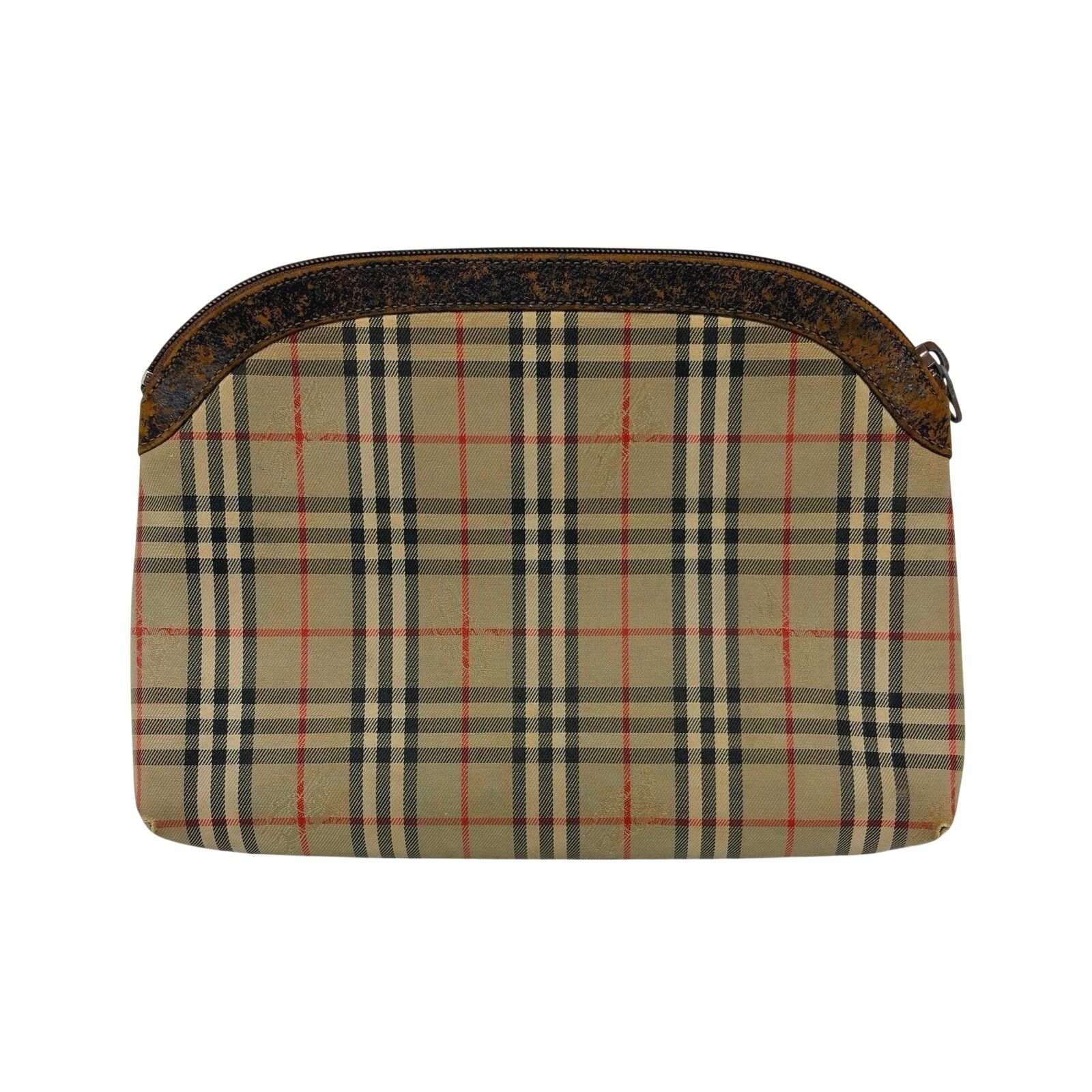 Burberry Burberry Vintage Zipper Pouch Size ONE SIZE - 5 Thumbnail