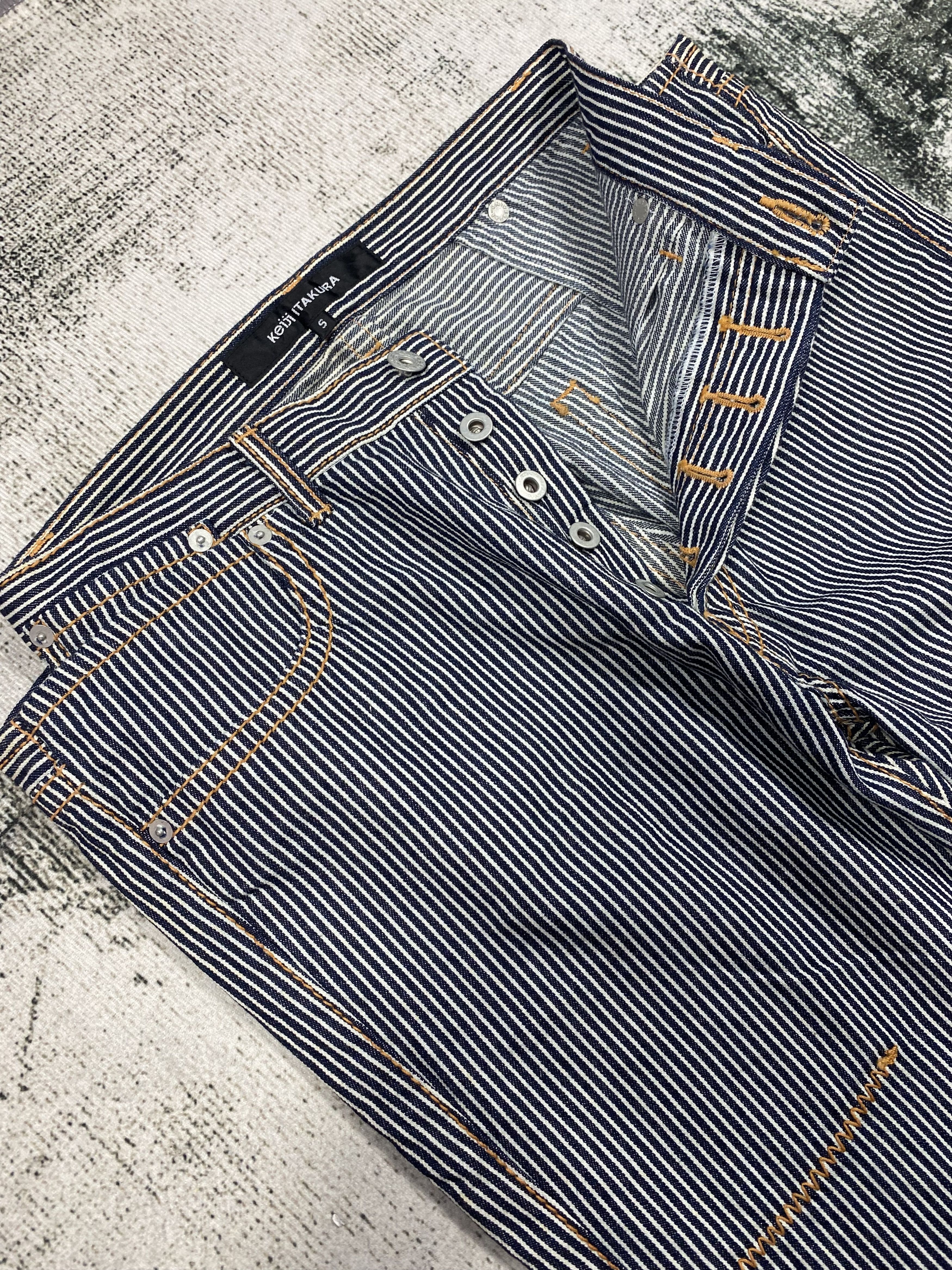 Designer Japanese Keiji Itakura Wabash Denim Rare Pocket Designed Size US 28 / EU 44 - 5 Thumbnail