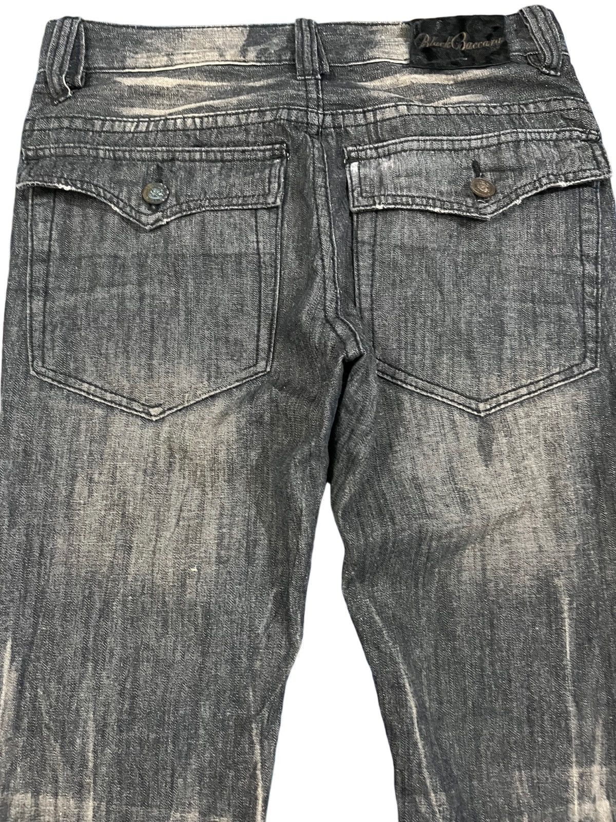 Beauty Beast Vintage Black Baccara Flare Denim Size US 29 - 9 Thumbnail