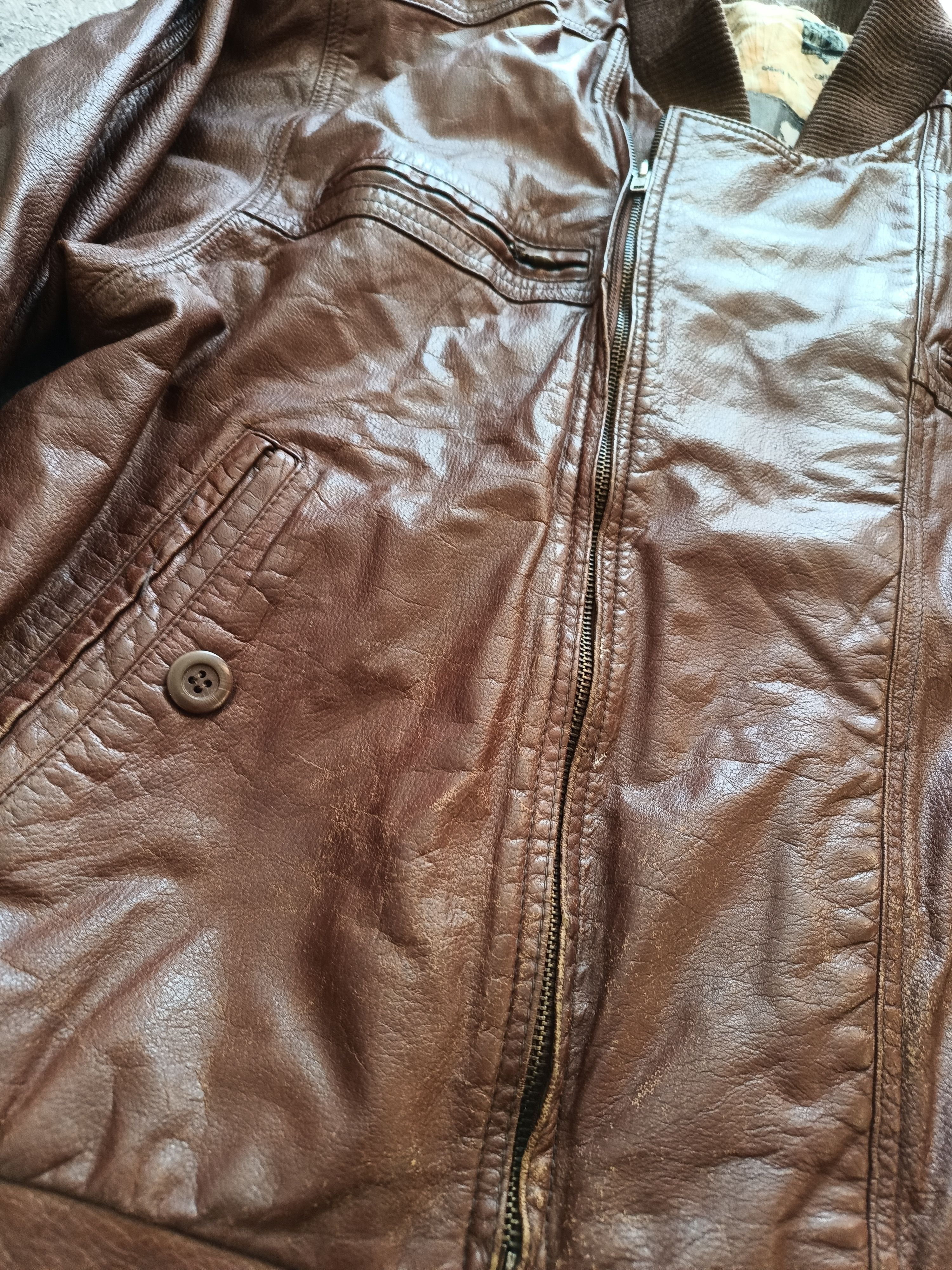 Vintage Vintage 90s Leather Motorcycle Jacket Premium Leather Size US M / EU 48-50 / 2 - 5 Thumbnail