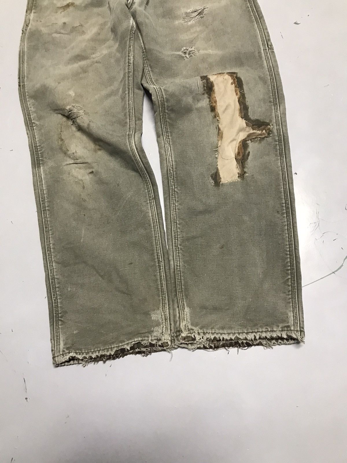 Carhartt Rare Vintage Carhartt B111 MOS blanket line carpenter denim Size US 30 / EU 46 - 2 Thumbnail