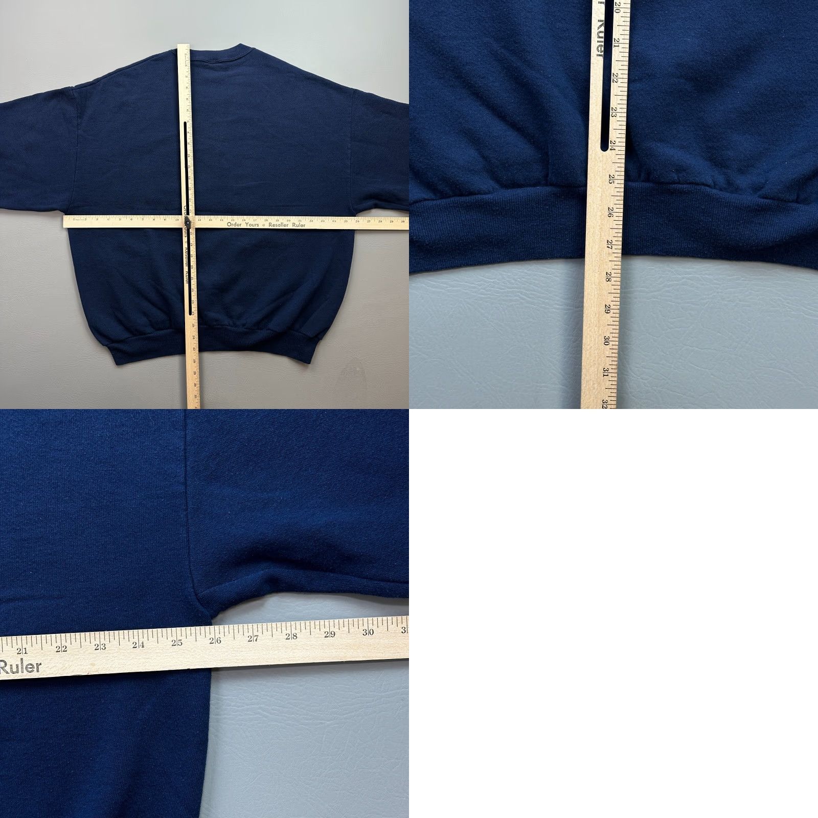 Jerzees VINTAGE Jerzees Sweatshirt Mens 2XL Blue Embroidered Family Tree USA Made 90s Size US XXL / EU 58 / 5 - 9 Thumbnail