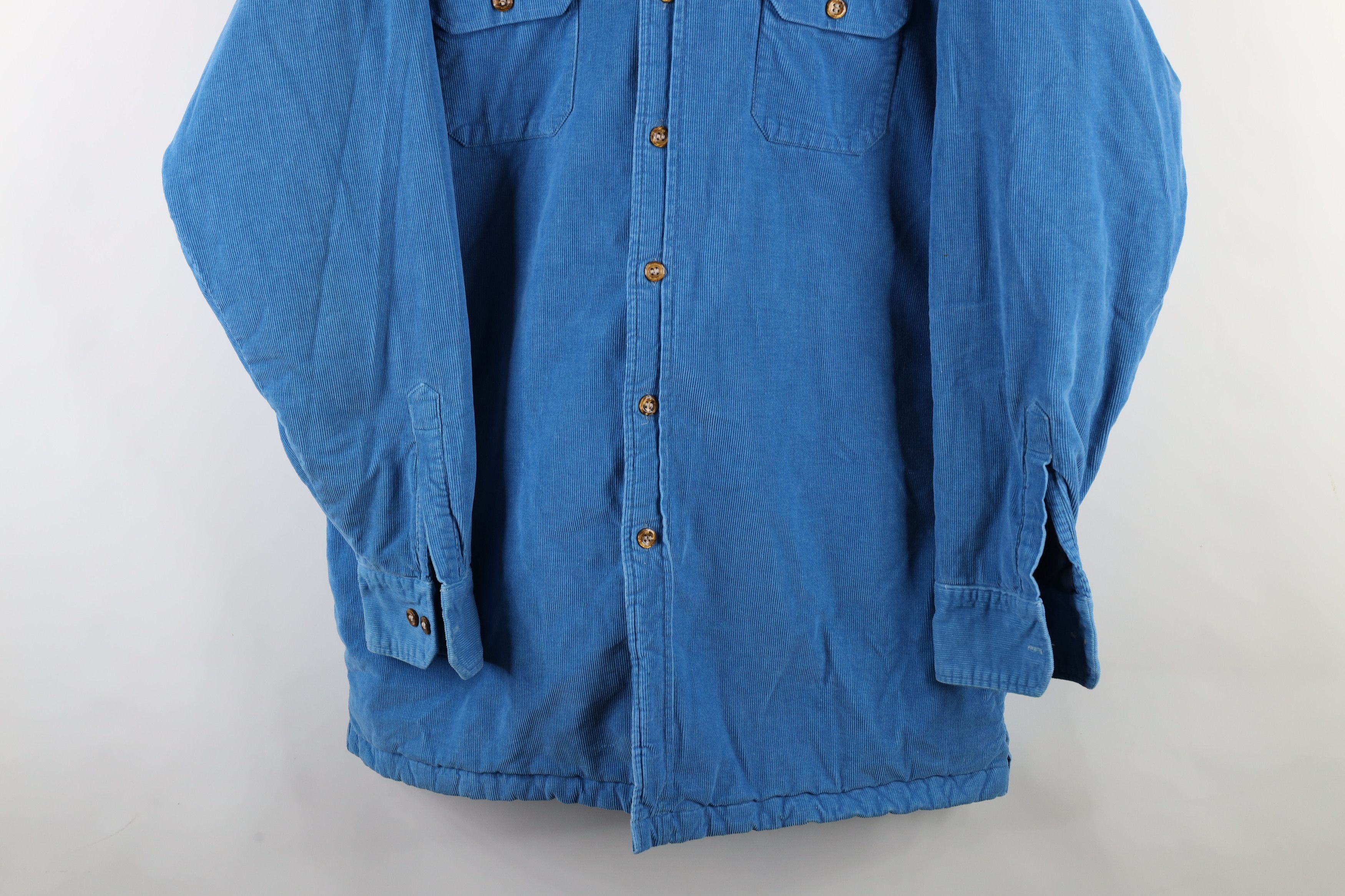 Vintage Vintage 70s Streetwear Corduroy Shirt Jacket Jac Shirt Size US XL / EU 56 / 4 - 3 Thumbnail