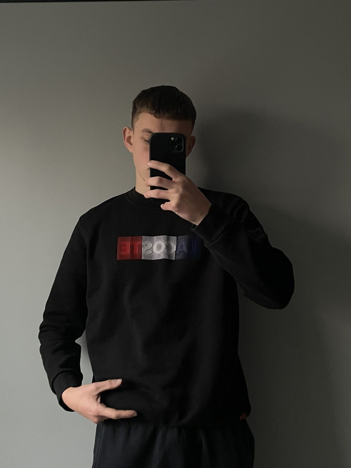 Lacoste × Vintage Vintage Lacoste France Flag Logo Sweatshirt Size US S / EU 44-46 / 1 - 8 Thumbnail