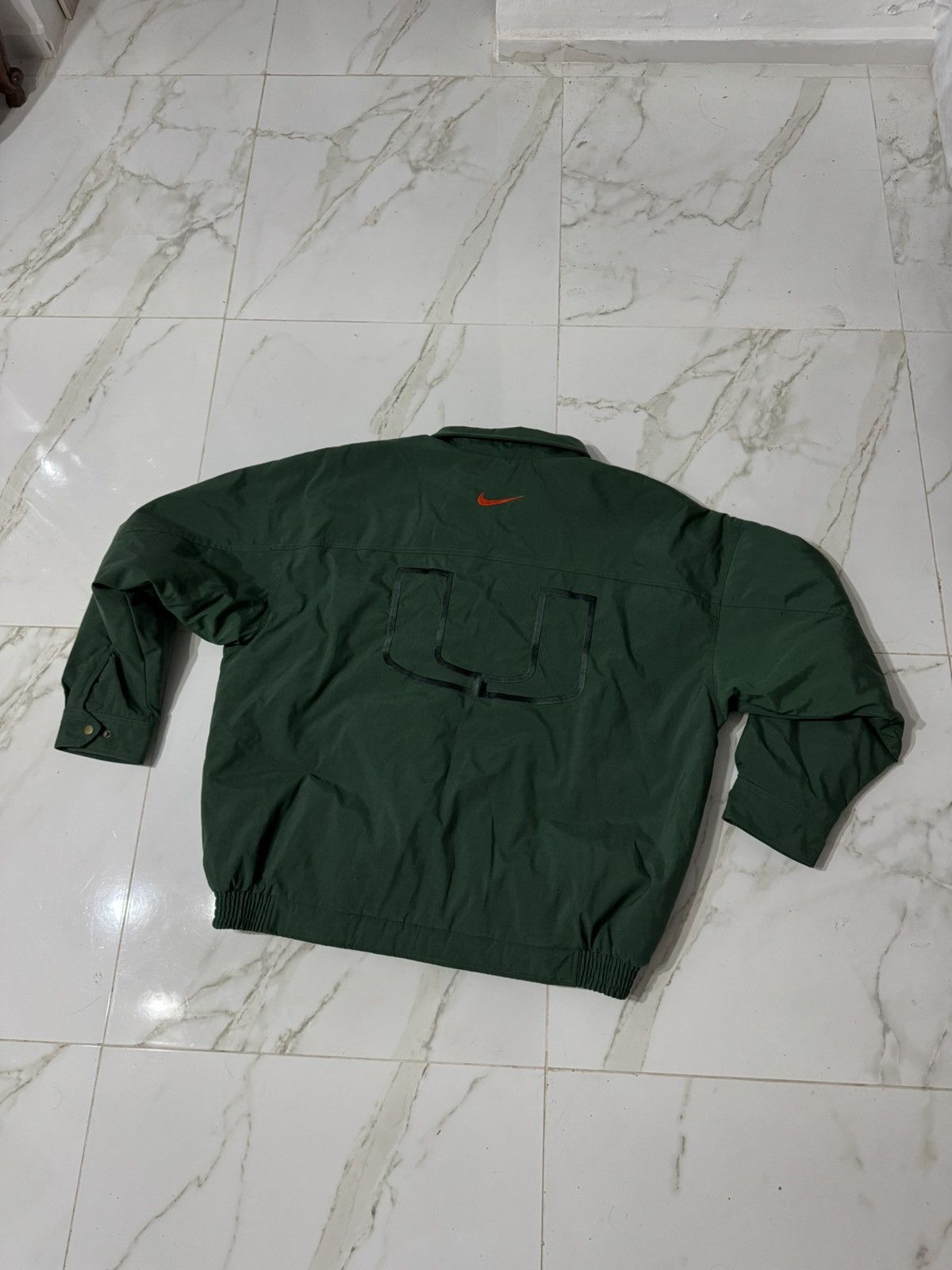 Vintage University of Miami Hurricanes Puffy Nylon jacket Size US XXL / EU 58 / 5 - 4 Thumbnail