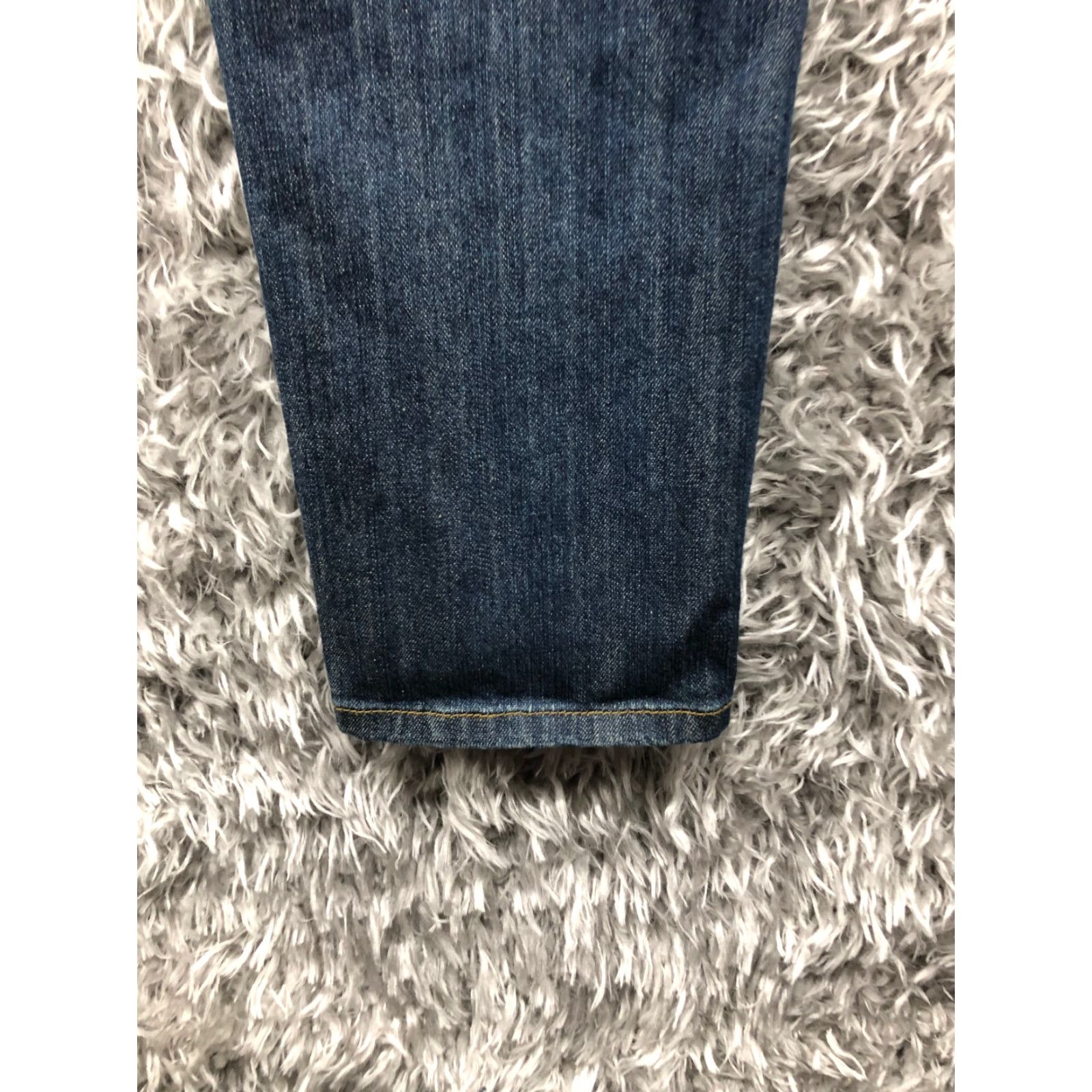 Denime VINTAGE: No ZCO Jeans Size 9 Juniors Mid Rise Dark Wash Blue Denim Skinny Women Size 30" / US 8 / IT 44 - 7 Thumbnail