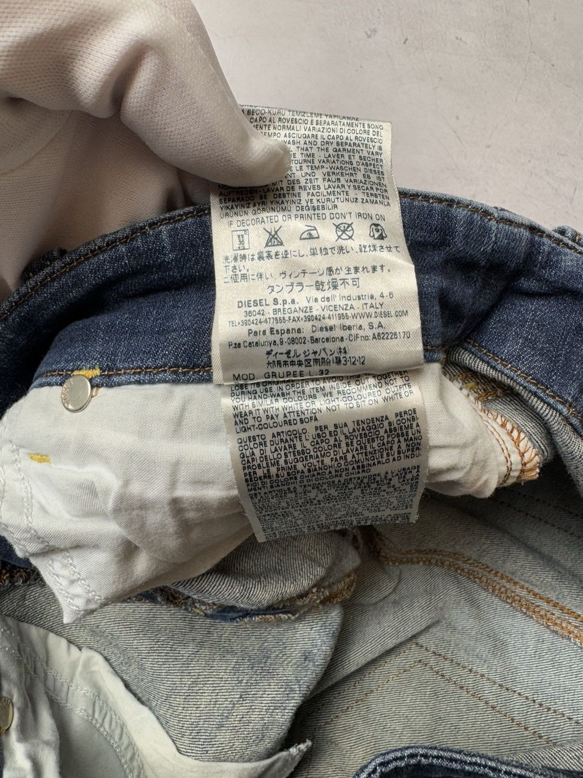 Diesel × Vintage Vintage Y2K Diesel Jeans Denim Streetwear Style Size 29 Size 29" - 9 Thumbnail
