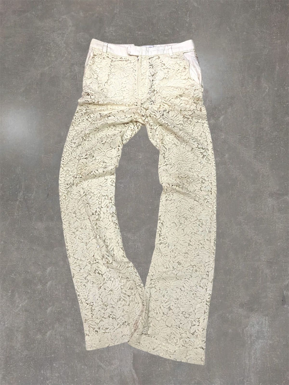 Designer × Issey Miyake × Japanese Brand Takara Wong Flower Pant Size US 31 - 1 Thumbnail