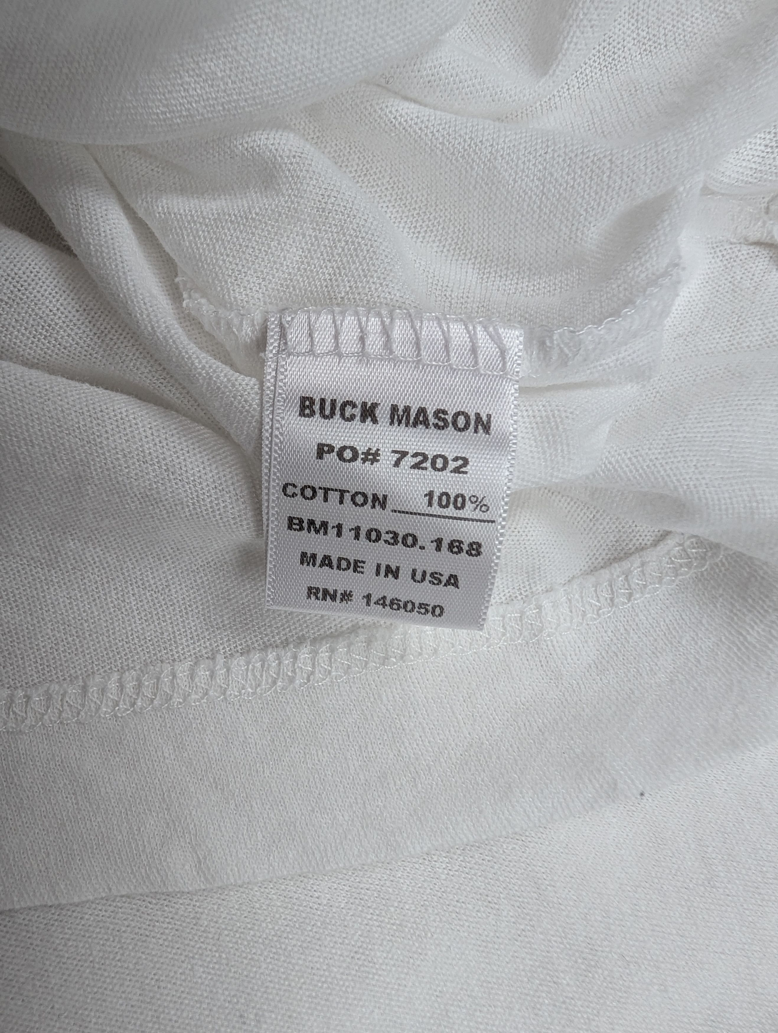 Buck Mason Buck Mason White Cotton T-Shirt Size US M / EU 48-50 / 2 - 4 Thumbnail
