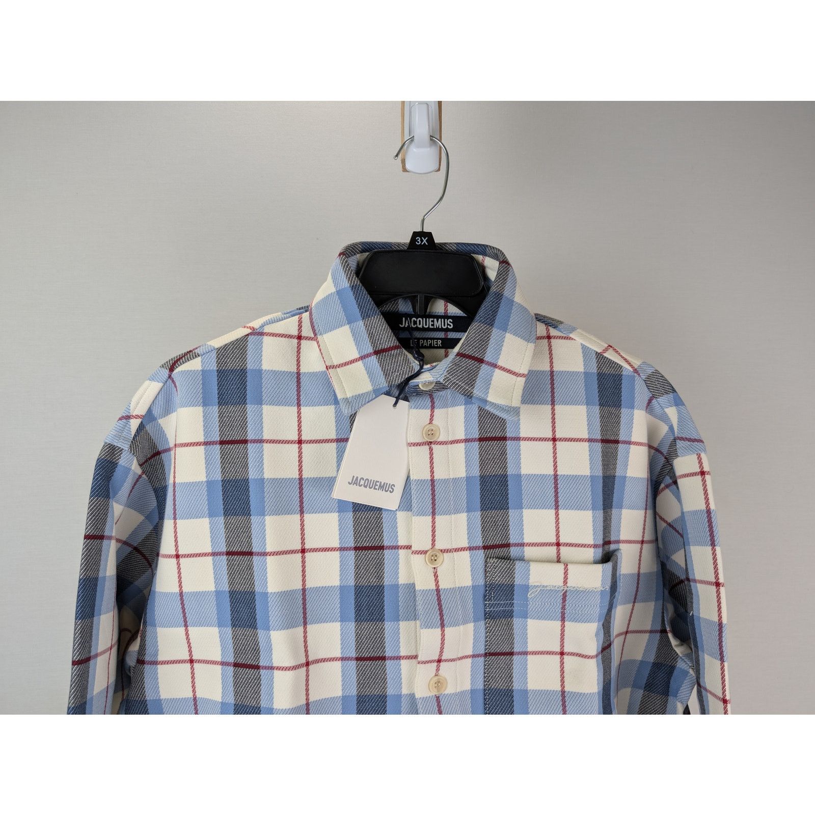 Jacquemus o1rshd1 LA Chemise Button up Shirt in Multicolor Size US M / EU 48-50 / 2 - 3 Thumbnail