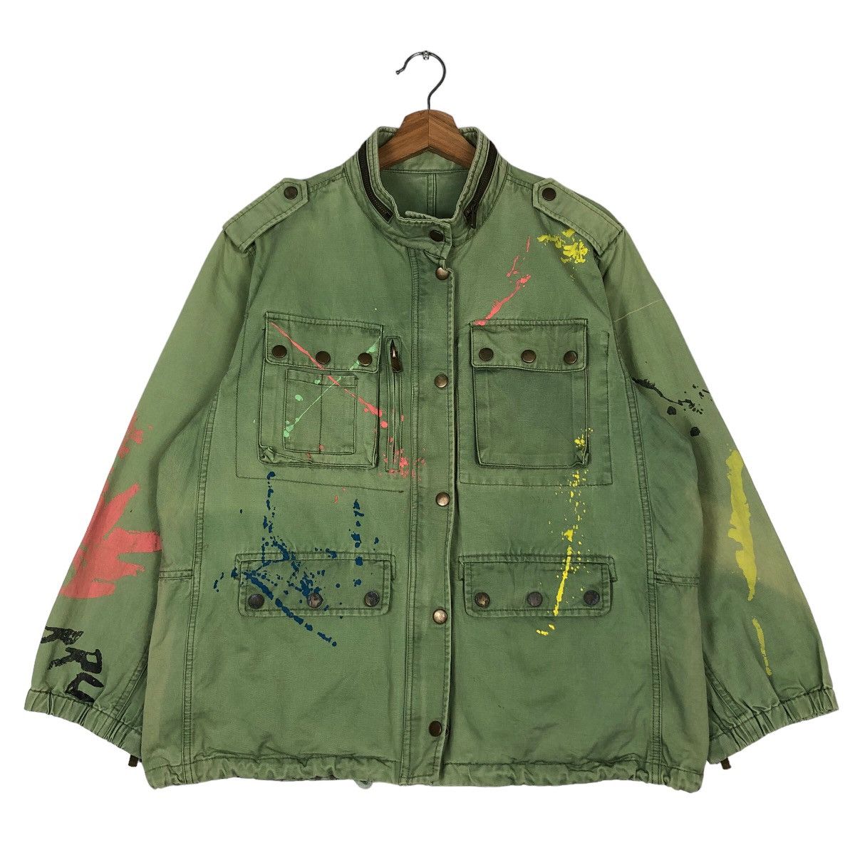 Hysteric Glamour 🔥Very Rare Hunting Multi Pocket Inspector Jacket Big Logo Size US S / EU 44-46 / 1 - 4 Thumbnail
