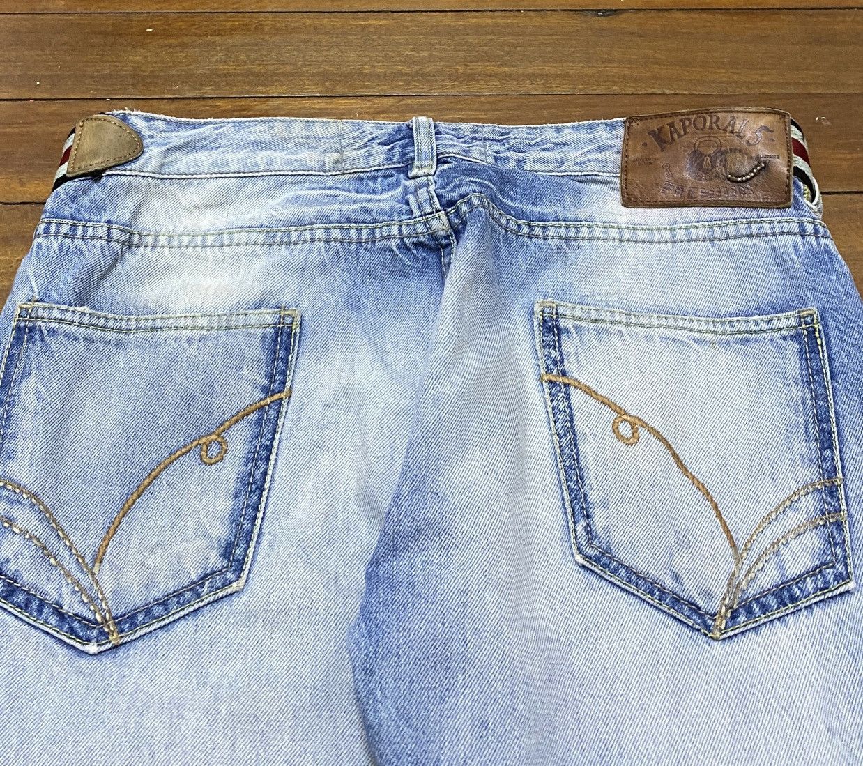 Japanese Brand × Vintage Rare Design Vintage Brand Kaporal 5 Flash Jeans 2000s Size US 33 - 4 Thumbnail