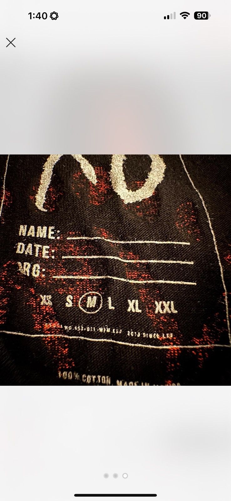 The Weeknd The Weeknd After Hours neon long sleeve t shirt Size US M / EU 48-50 / 2 - 3 Thumbnail