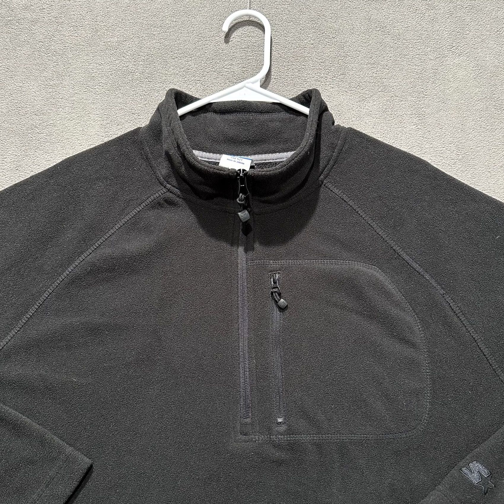 Starter VINTAGE Starter Jacket Mens 2XL Black Quarter Zip Pullover Fleece Midweight 90s GUC Size US XXL / EU 58 / 5 - 6 Thumbnail