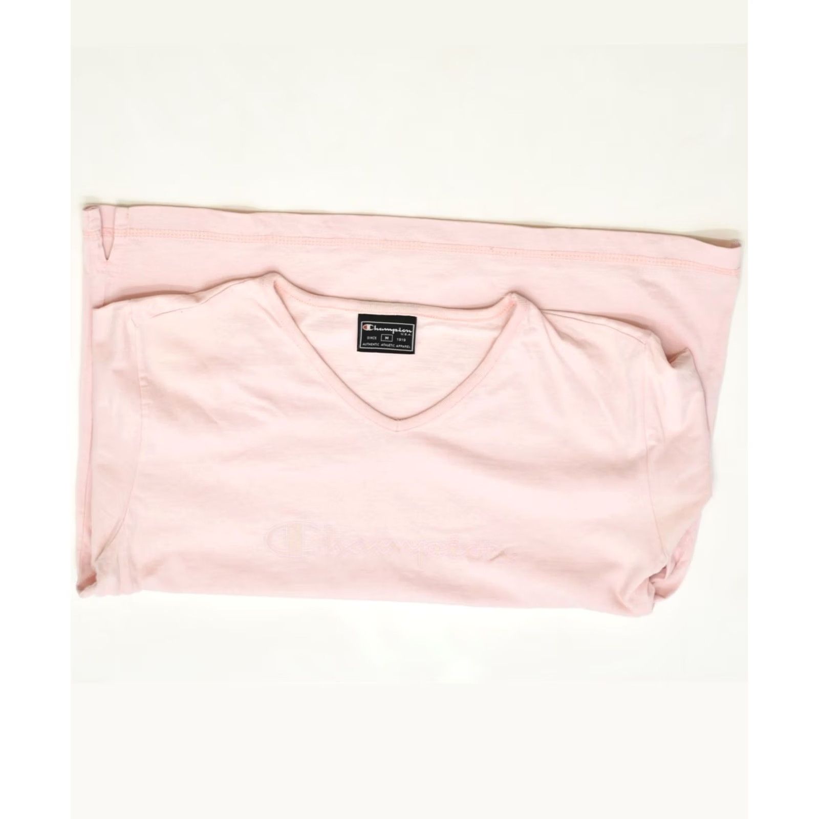 Champion CHAMPION Womens T-Shirt Medium Pink Cotton Graphic Top Size M / US 6-8 / IT 42-44 - 3 Thumbnail