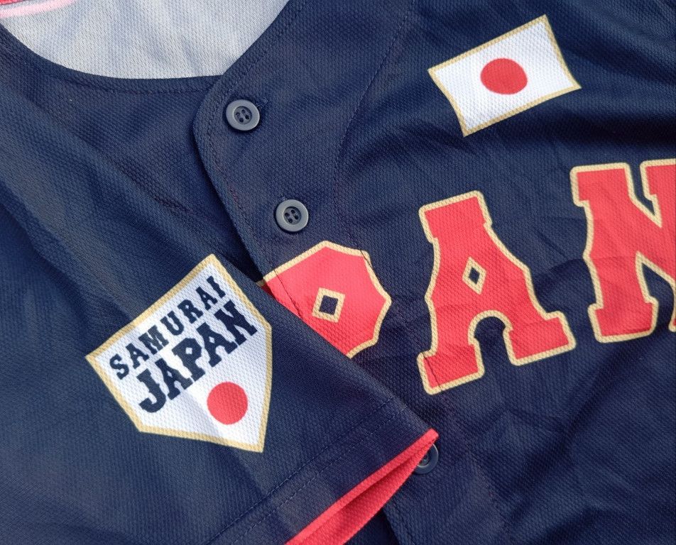 MLB Samurai Japan 🎌 Baseball Fan Jersey ⚾ Size US M / EU 48-50 / 2 - 5 Thumbnail
