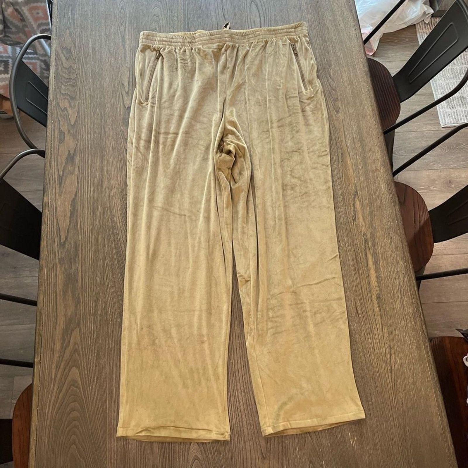 SKIMS NWT Skims Velour Track Pants Gold Size 4X Size 42" / US 20 - 1 Thumbnail