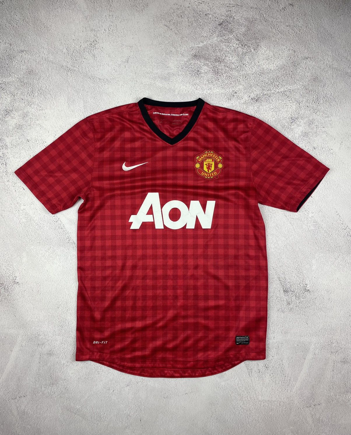 Vintage Nike MANCHESTER UNITED 2012 2013 Home Jersey Football Red Size US S / EU 44-46 / 1 - 1 Thumbnail