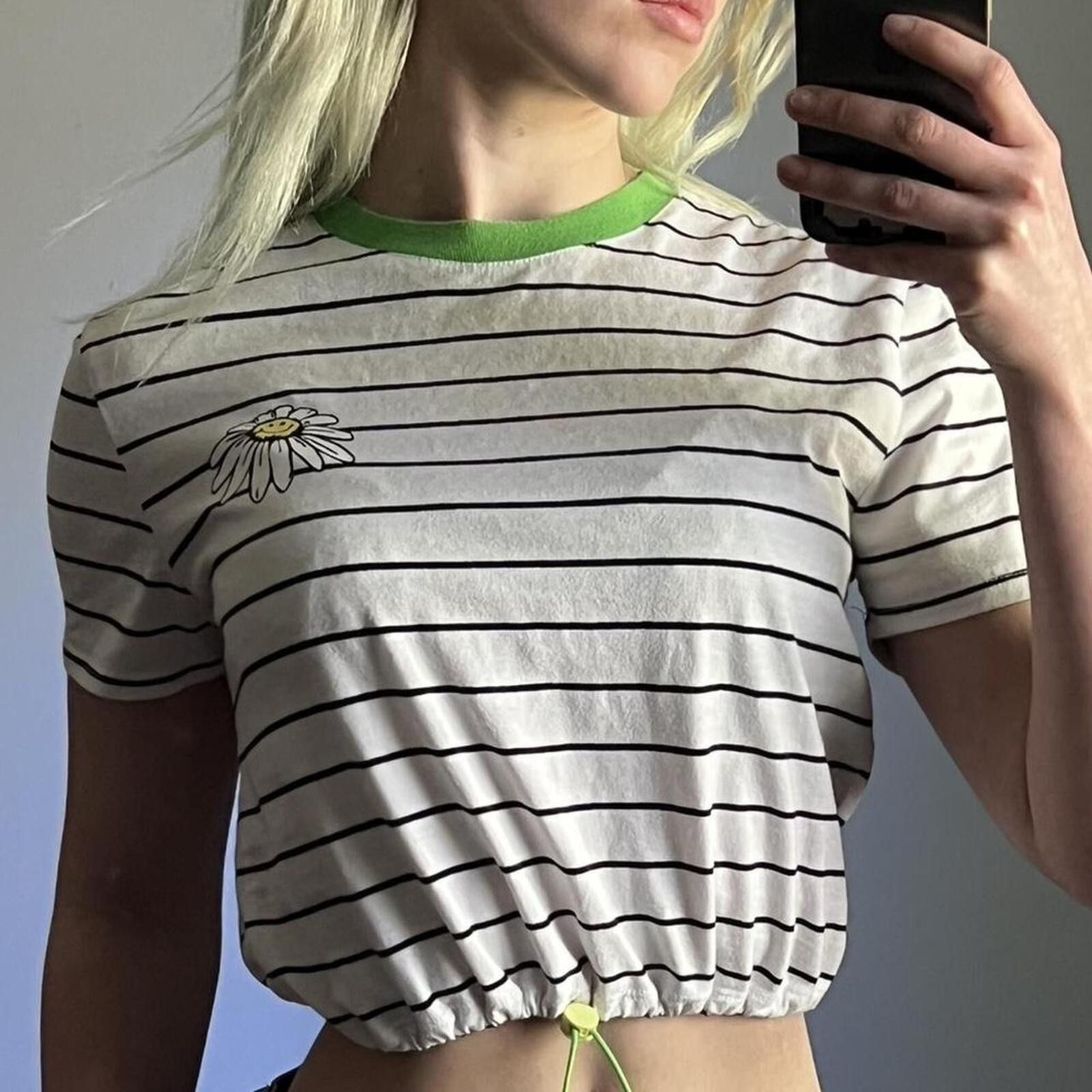 Other By Samii Ryan striped skater tee with daisy Size S / US 4 / IT 40 - 1 Thumbnail
