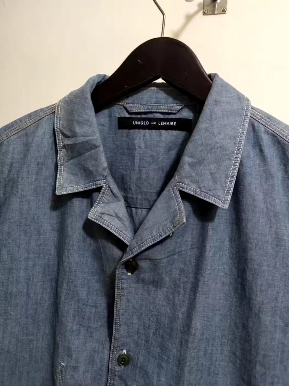 Lemaire × Uniqlo Uniqlo X Lemaire Chambray Classic Worker Jacket Size US L / EU 52-54 / 3 - 5 Thumbnail