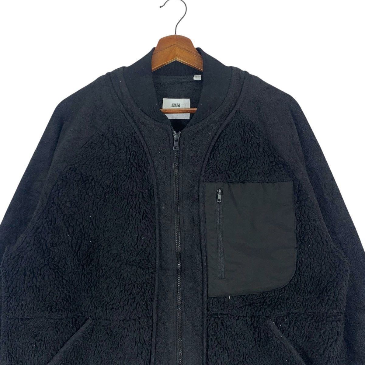 Uniqlo × Vintage × White Mountaineering Vintage Uniqlo White Mountaineering Black Zipper Jacket Size US M / EU 48-50 / 2 - 2 Thumbnail