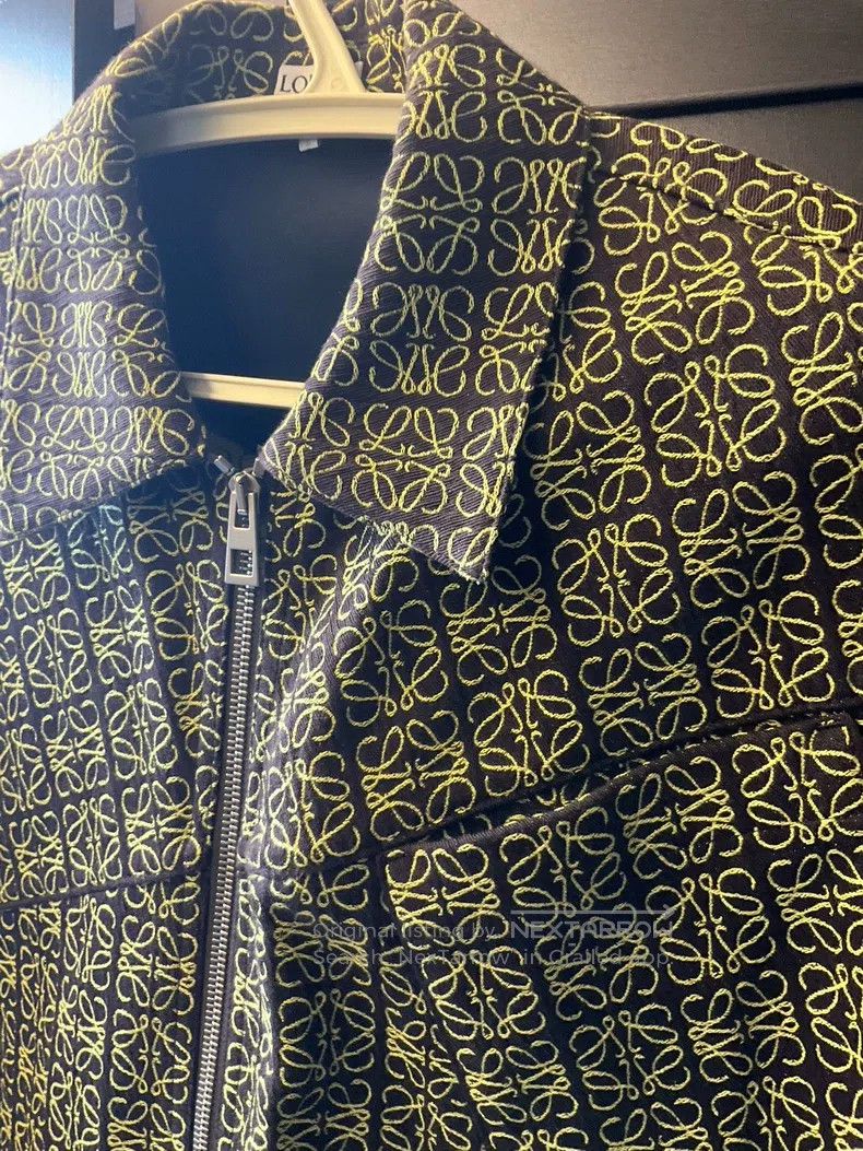 Loewe Loewe Men's Jacket, Full Logo Jacquard Zipper Size US S / EU 44-46 / 1 - 2 Thumbnail