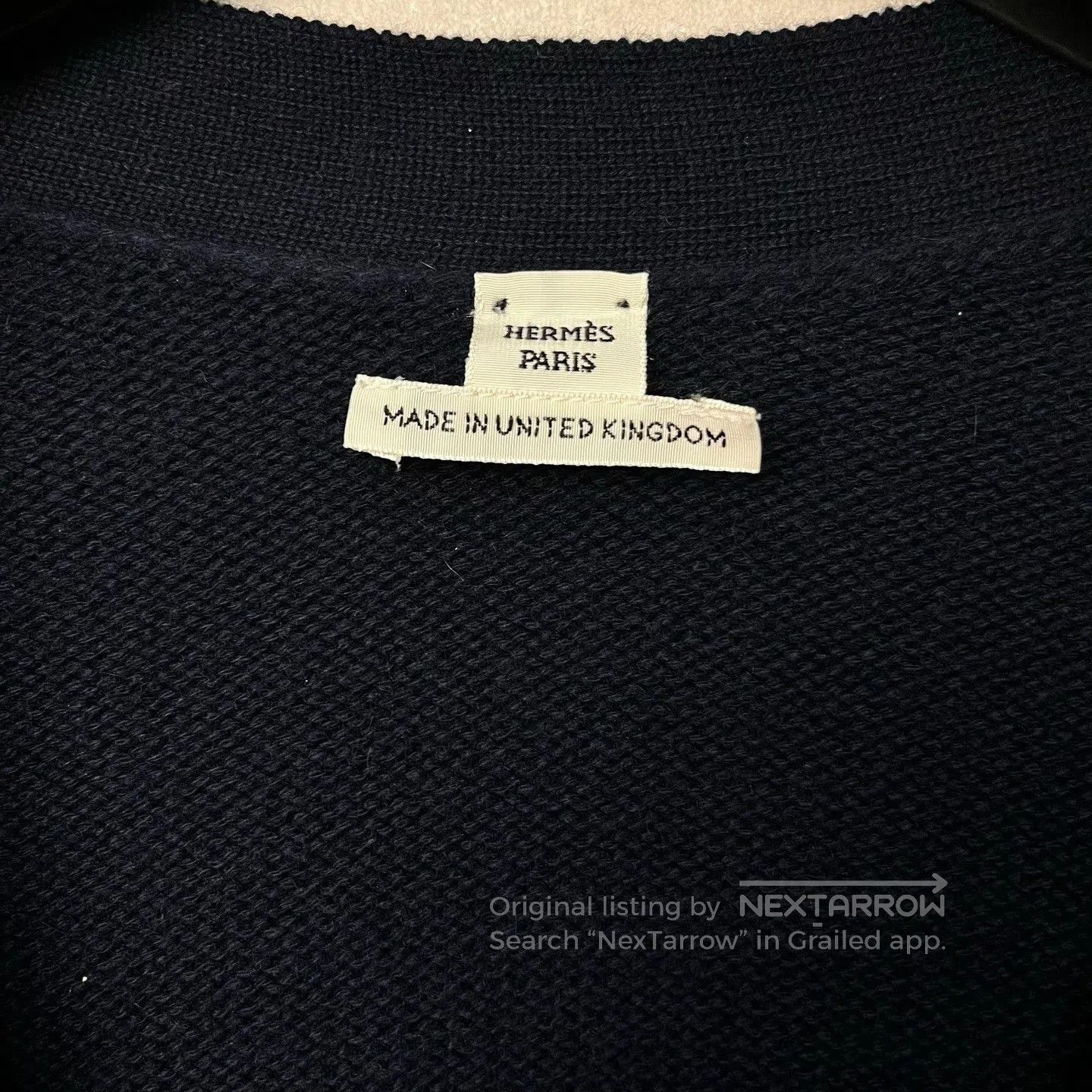 Hermes Hermes Dark Blue V. Size S / US 4 / IT 40 - 3 Thumbnail